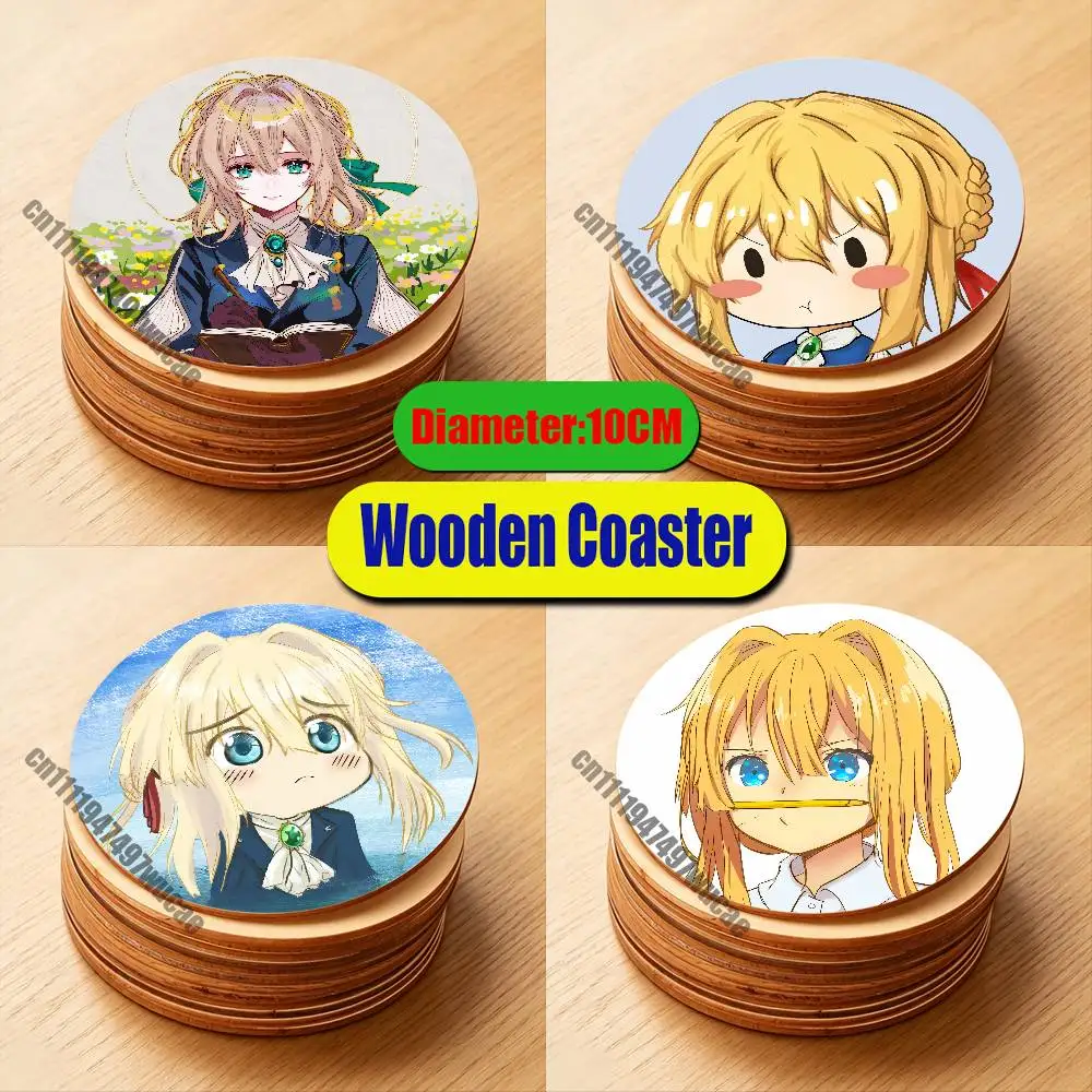 For Cute Girl V-Violet Evergarden Coaster Water Coffee Tea Cup Glass Mat Custom Wood Round Wooden Heat Proof
For Cute Girl V-Violet Evergarden Coaster Water Coffee Tea Cup Glass Mat Custom Wood Round Wooden Heat Proof