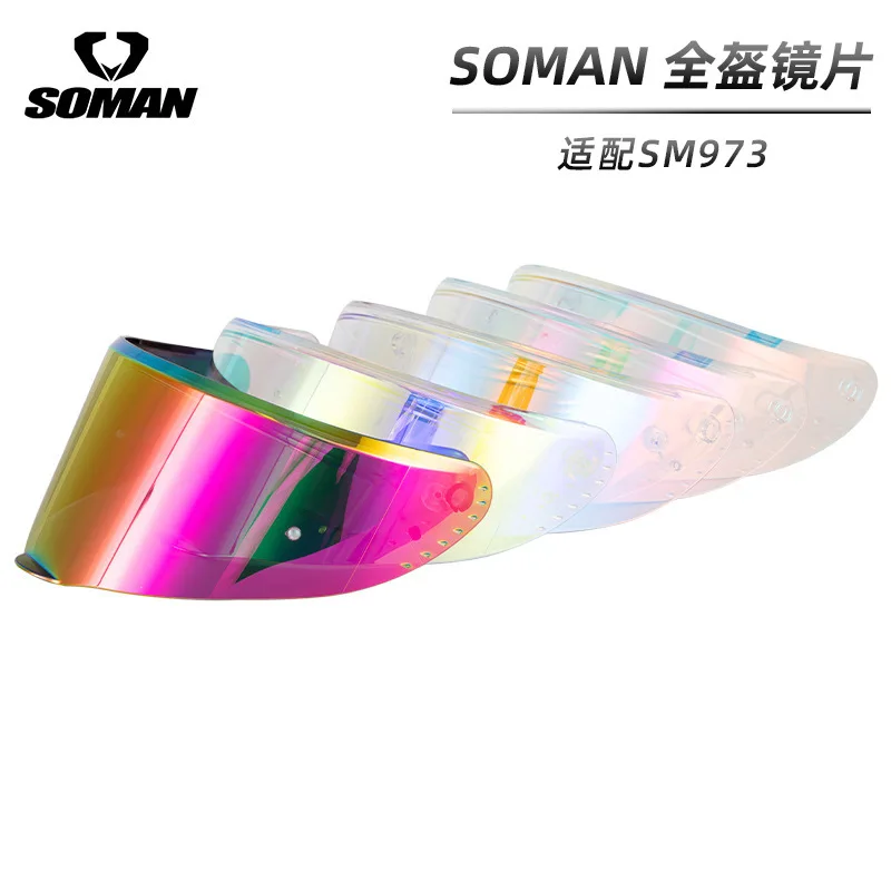 SOMAN Motorcycle Helmet Visor Replacement Lens for SM973 HD Windproof Anti‑Glare Safety Accessory
SOMAN Motorcycle Helmet Visor Replacement Lens for SM973 HD Windproof Anti‑Glare Safety Accessory