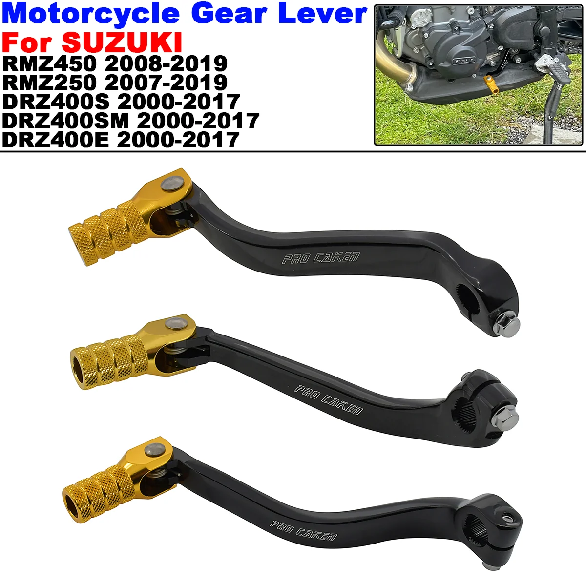 Motorcycle CNC Gear Shift Shifter Lever Pedal For Suzuki RMZ250 RMZ450 RM Z250 Z450 2008-2012 2013 2014 2015 2016 2017 2018 2019
Motorcycle CNC Gear Shift Shifter Lever Pedal For Suzuki RMZ250 RMZ450 RM Z250 Z450 2008-2012 2013 2014 2015 2016 2017 2018 2019