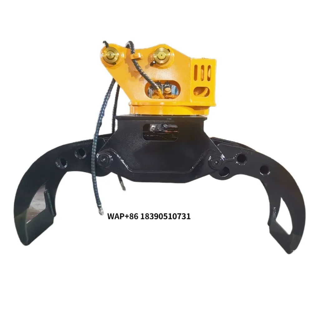 DHG-04 Excavator Hydraulic Rotating Log Grapple Wood Grapple for 4-8 Tons Excavator
DHG-04 Excavator Hydraulic Rotating Log Grapple Wood Grapple for 4-8 Tons Excavator