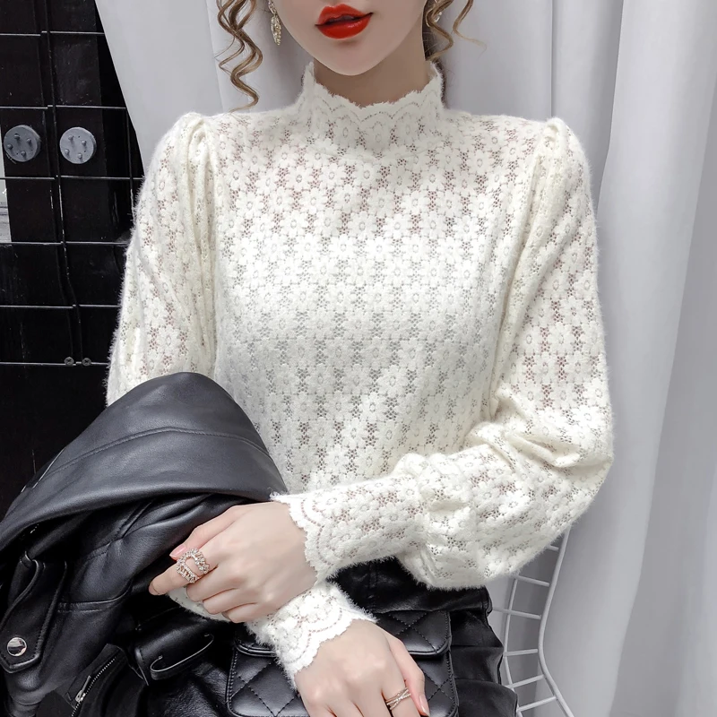 Plus Size Floral Crochet Tops And Shirts For Ladies Women Fashion Loose Stand Collar Lace Hollow Out LongSleeve Shirt Top Blouse
Plus Size Floral Crochet Tops And Shirts For Ladies Women Fashion Loose Stand Collar Lace Hollow Out LongSleeve Shirt Top Blouse