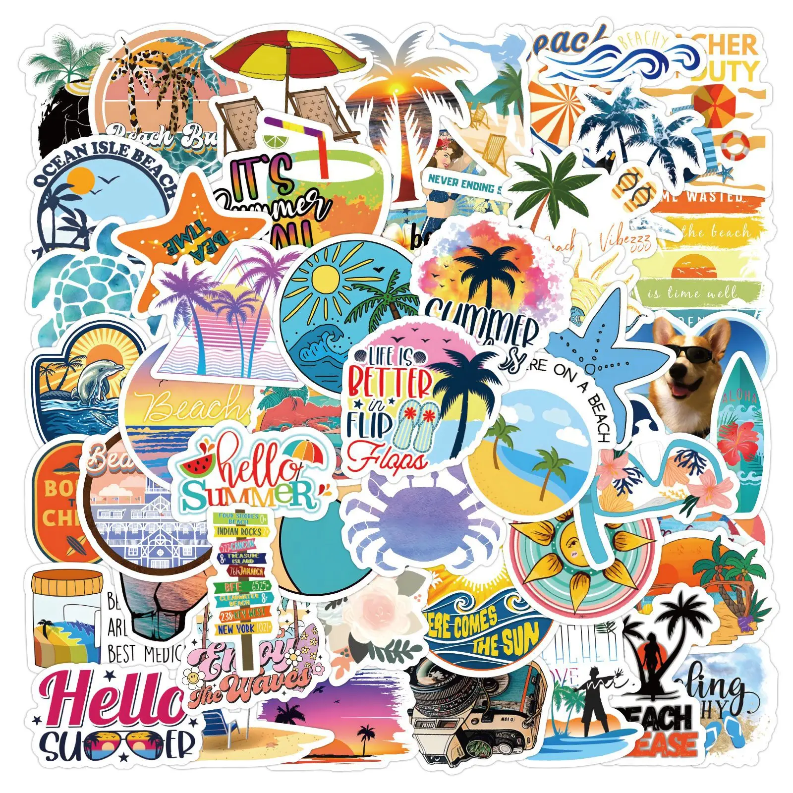 120PCS Beach Surfing Stickers Graffiti Stickers DIY Diary Phone Case Handmade Scrapbook Aesthetic Stickers
120PCS Beach Surfing Stickers Graffiti Stickers DIY Diary Phone Case Handmade Scrapbook Aesthetic Stickers