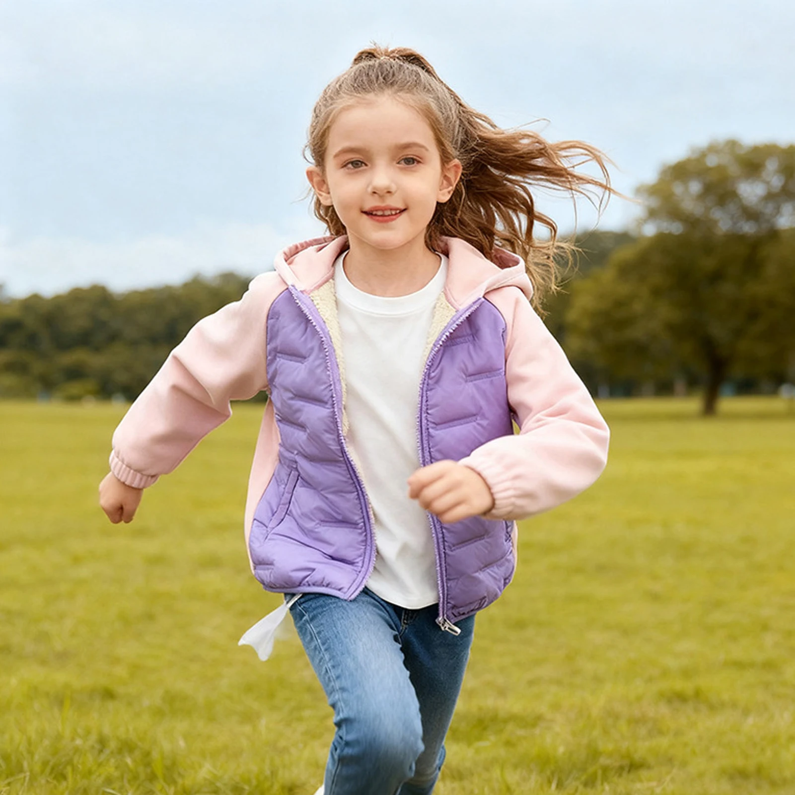 AMUR LEOPARD Girls' Puffer Jacket,Fleece Fashion Children's Warm Coat,Hood Casual Boy's Cotton-Padded Outwear,Kids Down Outfits
AMUR LEOPARD Girls' Puffer Jacket,Fleece Fashion Children's Warm Coat,Hood Casual Boy's Cotton-Padded Outwear,Kids Down Outfits