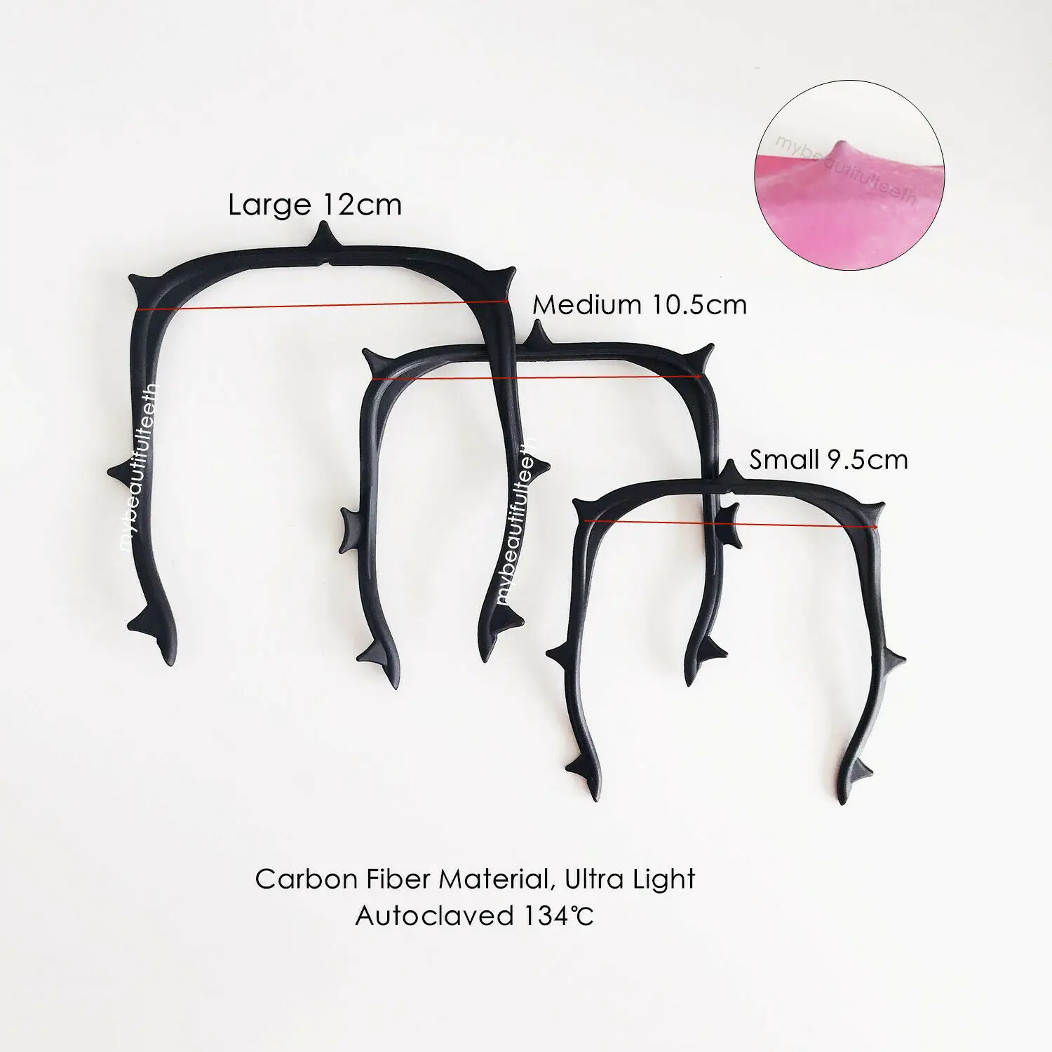3Pcs Rubber Dam Sheets Frame Holder Dental Carbon Fiber UShape Black Ultra-Light
3Pcs Rubber Dam Sheets Frame Holder Dental Carbon Fiber UShape Black Ultra-Light