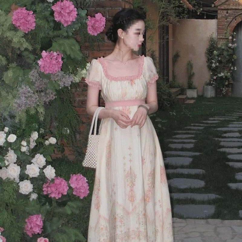 Новинка 2023 года, элегантное французское длинное платье в стиле ретро, уличная одежда, женское тонкое платье с ампирной талией и квадратным воротником, летние платья с рукавами принцессы
Новинка 2023 года, элегантное французское длинное платье в стиле ретро, уличная одежда, женское тонкое платье с ампирной талией и квадратным воротником, летние платья с рукавами принцессы