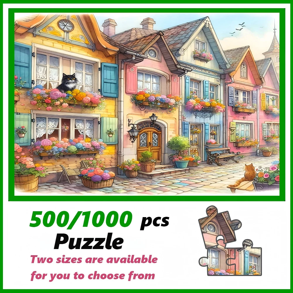 A high-quality 500/1000-piece puzzle, perfect for adults, is a fun family game that helps relieve stress and is great for birthd
A high-quality 500/1000-piece puzzle, perfect for adults, is a fun family game that helps relieve stress and is great for birthd