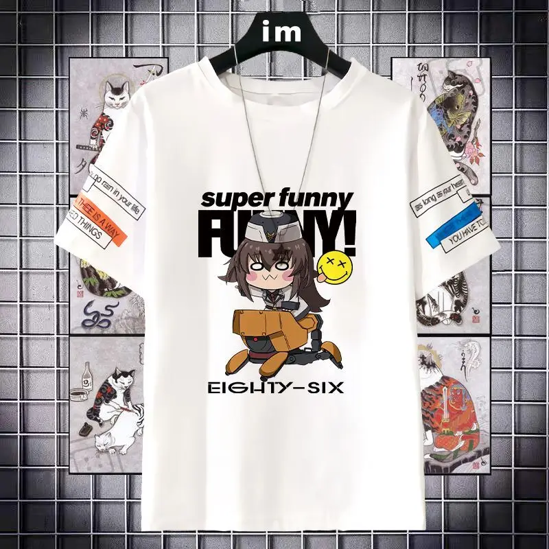 86 Non-Existent War Zone Men And Women Round Neck Summer Clothes Two-Dimensional Animation Peripheral Xinye Lina Short Sleeve
86 Non-Existent War Zone Men And Women Round Neck Summer Clothes Two-Dimensional Animation Peripheral Xinye Lina Short Sleeve