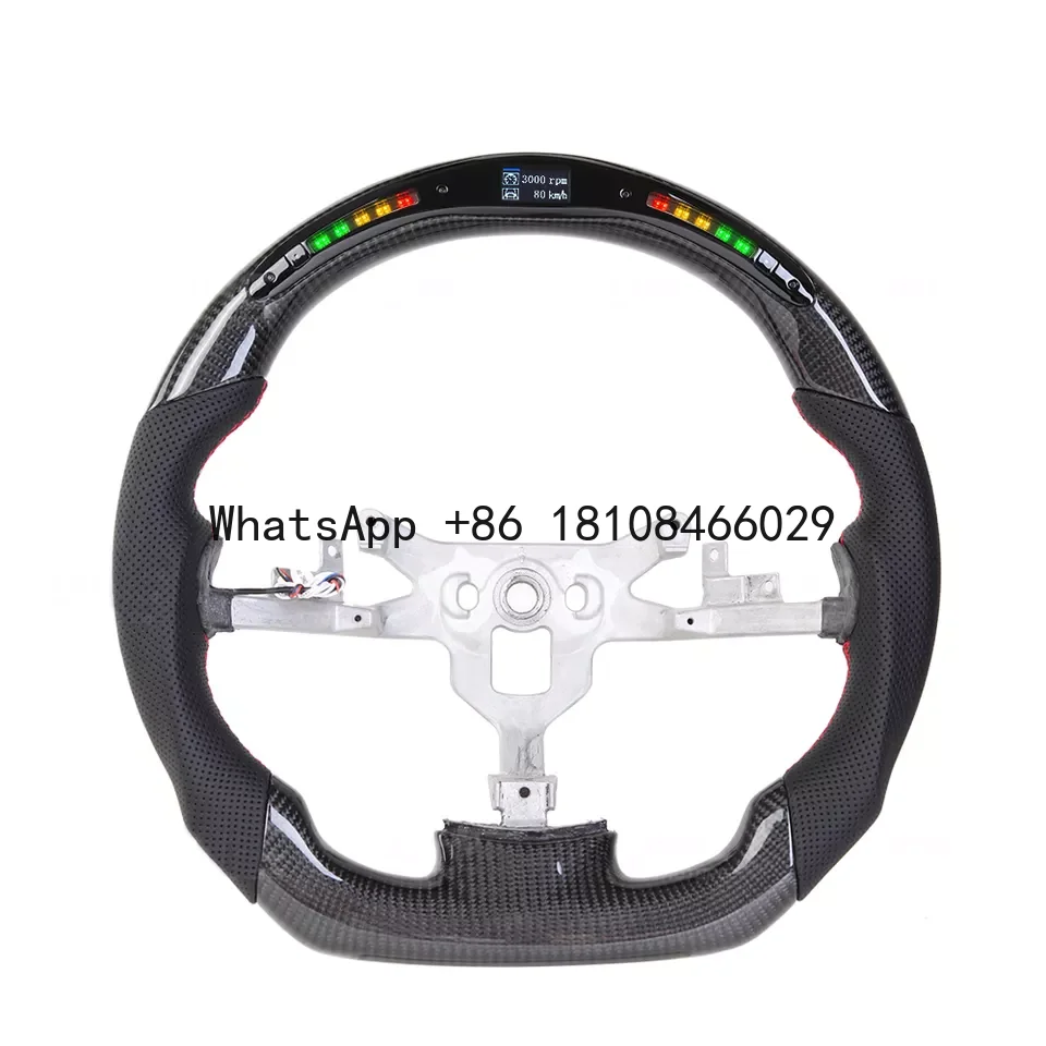 LED Display Racing Car Steering Wheel for Chevrolet Corvette C6 Z06 2007-2013 Custom Real Carbon Fiber Custom Car Steering Wheel
LED Display Racing Car Steering Wheel for Chevrolet Corvette C6 Z06 2007-2013 Custom Real Carbon Fiber Custom Car Steering Wheel