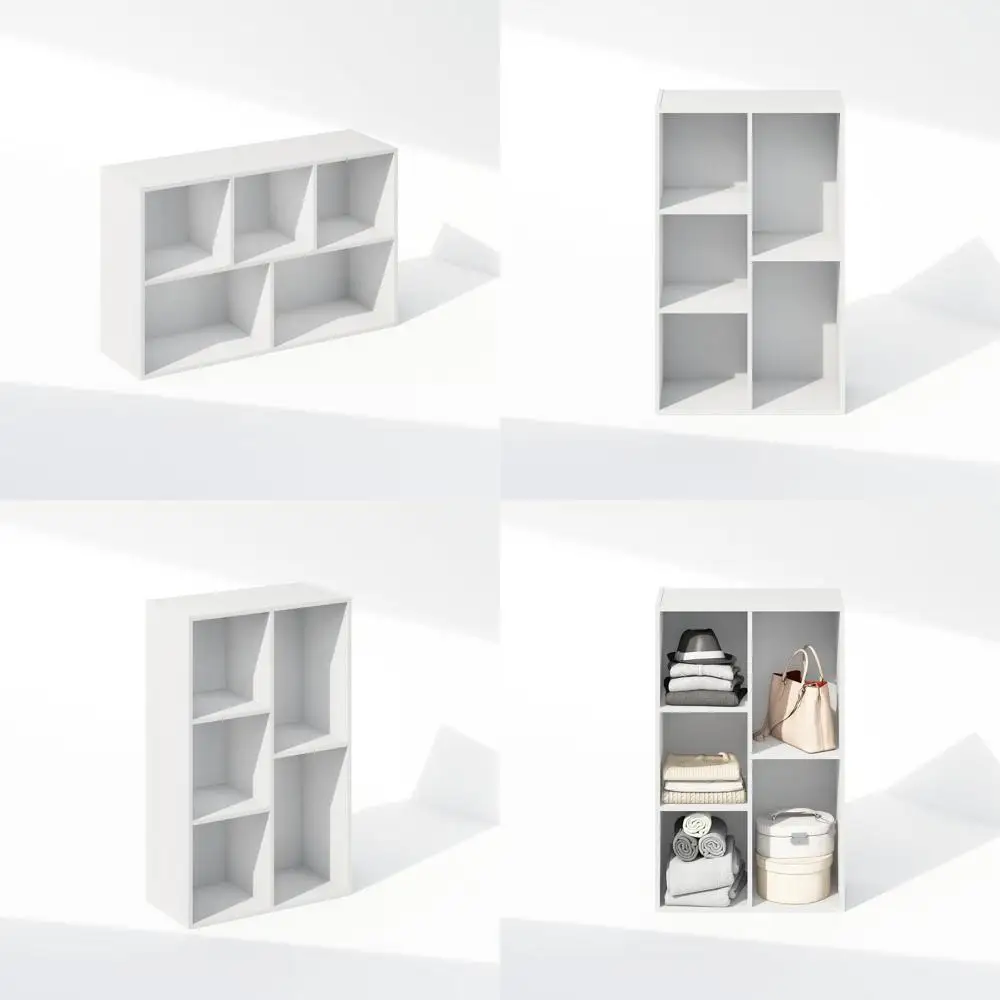 Органайзер для шкафа 5-Cube, двусторонний, белый, 9.4 x 19.5 x 31.5, идеально подходит для хранения вещей в спальне и гардеробе
Органайзер для шкафа 5-Cube, двусторонний, белый, 9.4 x 19.5 x 31.5, идеально подходит для хранения вещей в спальне и гардеробе