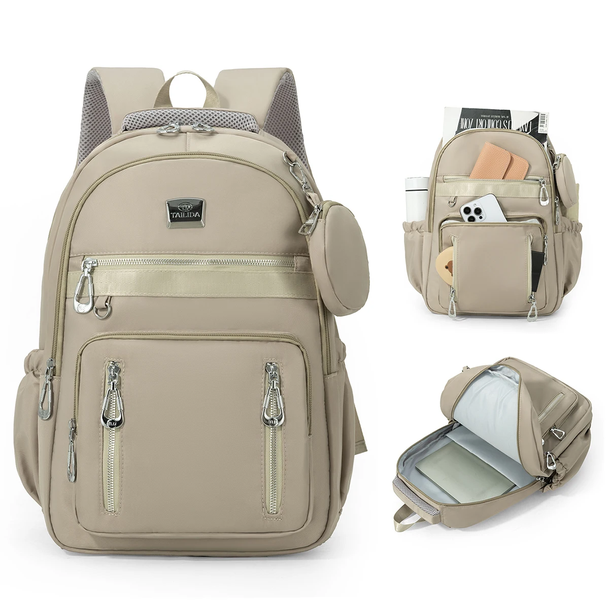 Backpack for Mother and Baby Outings, New Style Outdoor Large-Capacity Lightweight Baby Backpack, Female Mommy Bag, 2026 New Model for Student Travel
Backpack for Mother and Baby Outings, New Style Outdoor Large-Capacity Lightweight Baby Backpack, Female Mommy Bag, 2026 New Model for Student Travel