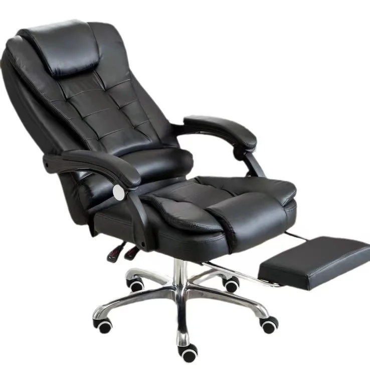 Modern PU leather computerized office chair with adjustable height leg rest, massage function, multi-function ergonomic recliner
Modern PU leather computerized office chair with adjustable height leg rest, massage function, multi-function ergonomic recliner