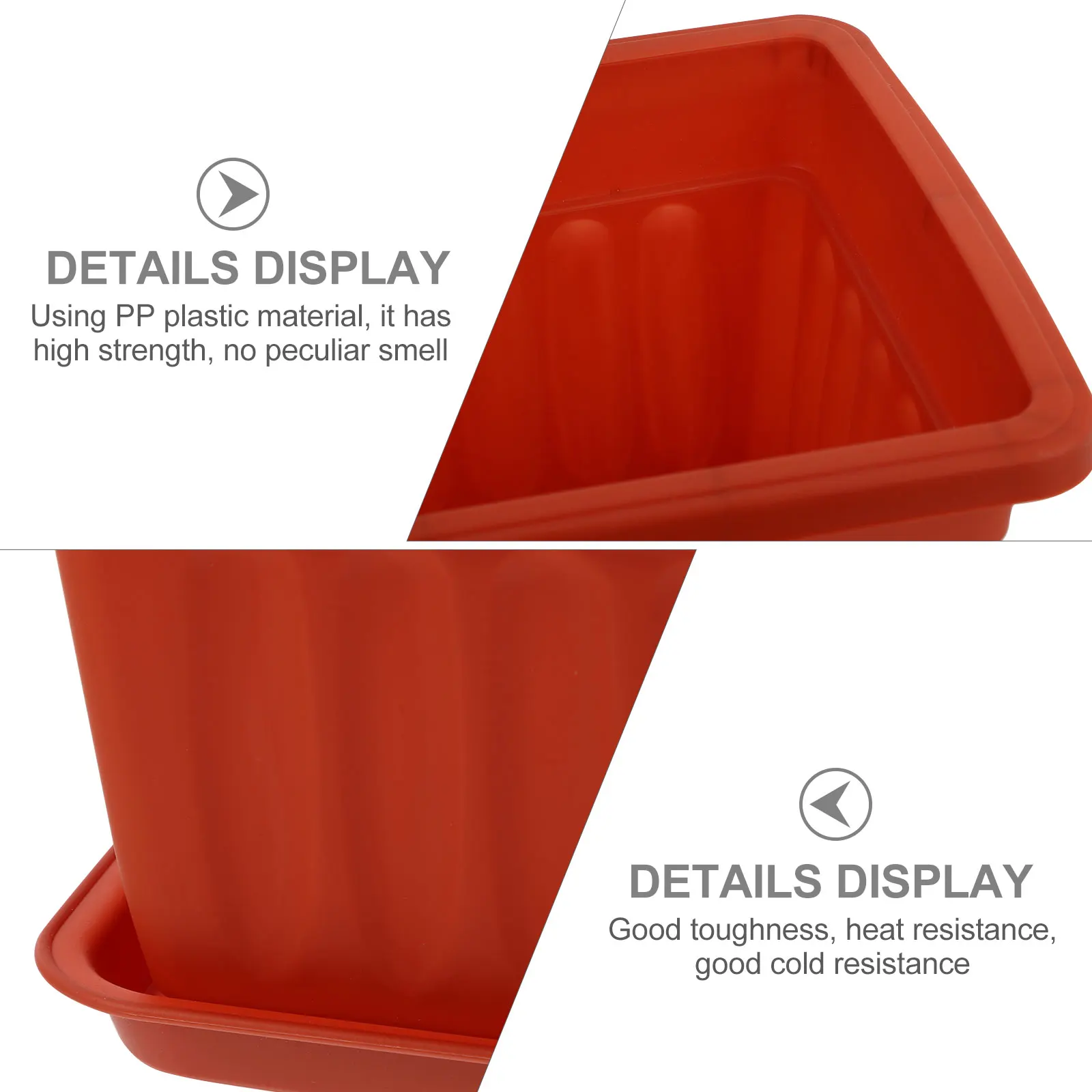 2Pcs Thickened Planting Basin Anti-Pressure Durable Flower Pot Tray Balcony Garden Nursery Vegetable Planting Trough Respiratory
2Pcs Thickened Planting Basin Anti-Pressure Durable Flower Pot Tray Balcony Garden Nursery Vegetable Planting Trough Respiratory