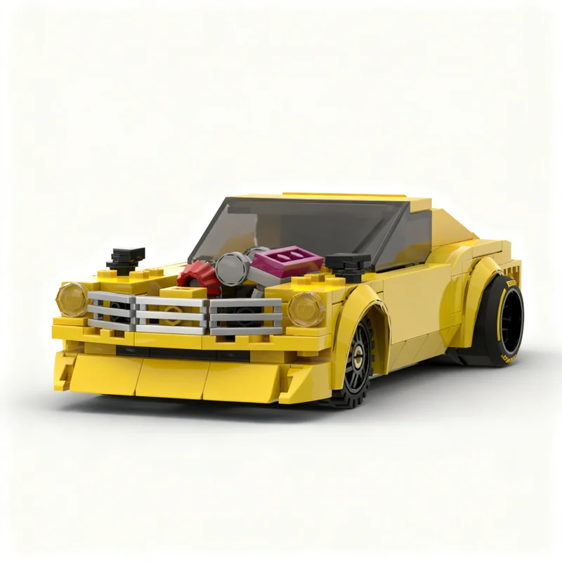 NEW 201PCS MOC City Champions Super Car Drag Datsun 240Z Model Technology DIY Creative Assembly Brick Display Birthday Gift Set
NEW 201PCS MOC City Champions Super Car Drag Datsun 240Z Model Technology DIY Creative Assembly Brick Display Birthday Gift Set
