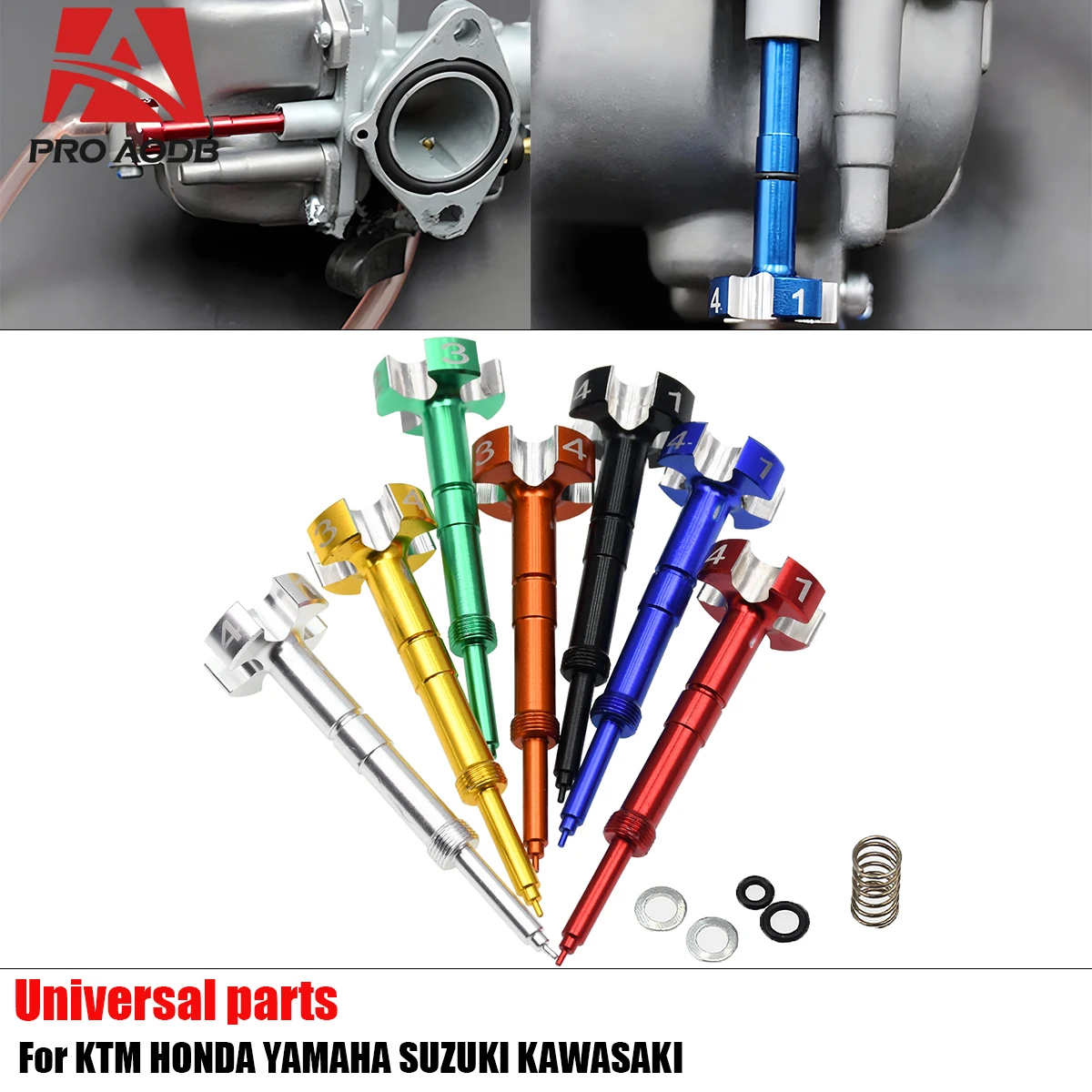 Motorcycle Easy Adjustable Air Carburetor Fuel Mixture Screw For KTM Kawasaki Suzuki CRF TRX YZF WR WRF KLX KX RMZ 250 450 525
Motorcycle Easy Adjustable Air Carburetor Fuel Mixture Screw For KTM Kawasaki Suzuki CRF TRX YZF WR WRF KLX KX RMZ 250 450 525