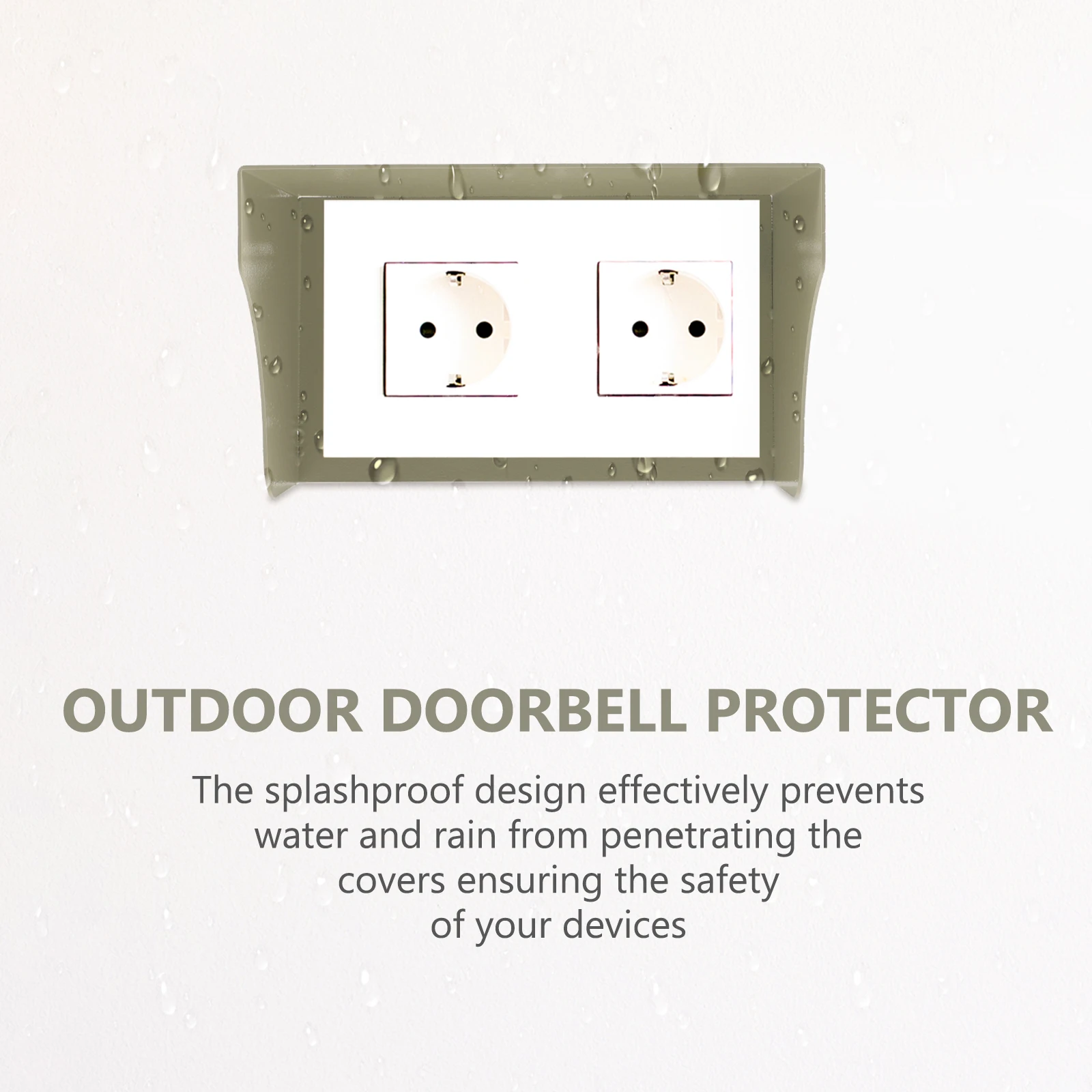 Outdoor Iron Socket Waterproof Cover Splashproof Doorbell Protector Charging Station Weatherproof Rainproof Shell Durable For
Outdoor Iron Socket Waterproof Cover Splashproof Doorbell Protector Charging Station Weatherproof Rainproof Shell Durable For