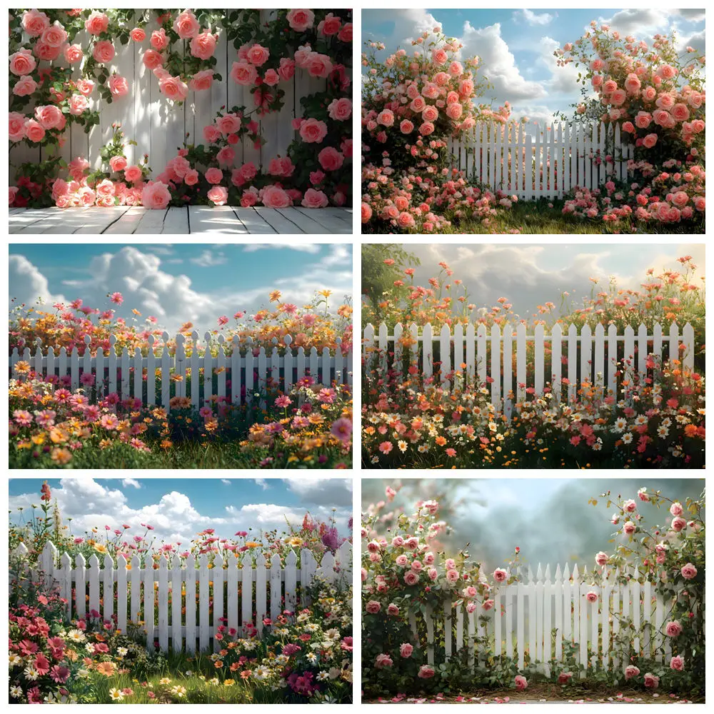 Spring Garden Flower Photography Backdrop Green Grass Flower Wall Fence Baby Birthday Wedding Decor Background Photo Studio Prop
Spring Garden Flower Photography Backdrop Green Grass Flower Wall Fence Baby Birthday Wedding Decor Background Photo Studio Prop