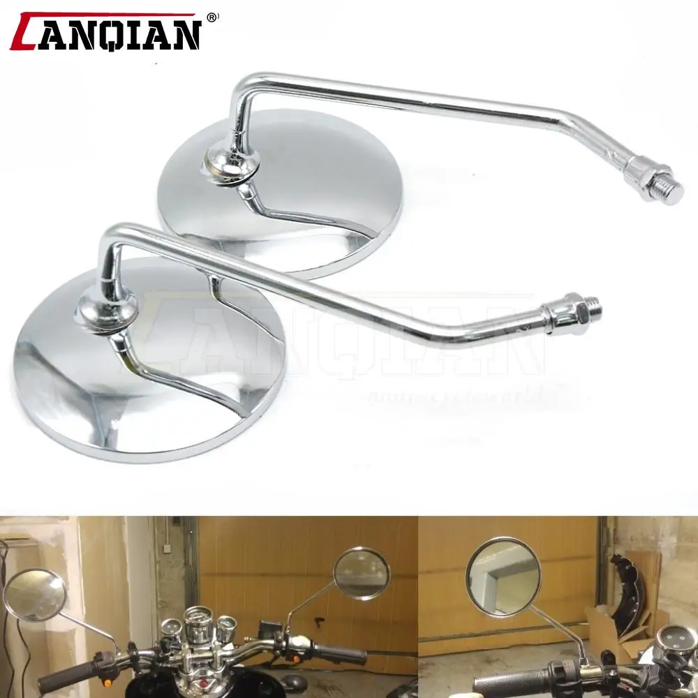 Universal Motorcycle Rearview Mirror M10 M8 Adapter Motorbike Round Mirrors Chrome For Honda HORNET 250 600 900 Big Sheep FJS400
Universal Motorcycle Rearview Mirror M10 M8 Adapter Motorbike Round Mirrors Chrome For Honda HORNET 250 600 900 Big Sheep FJS400