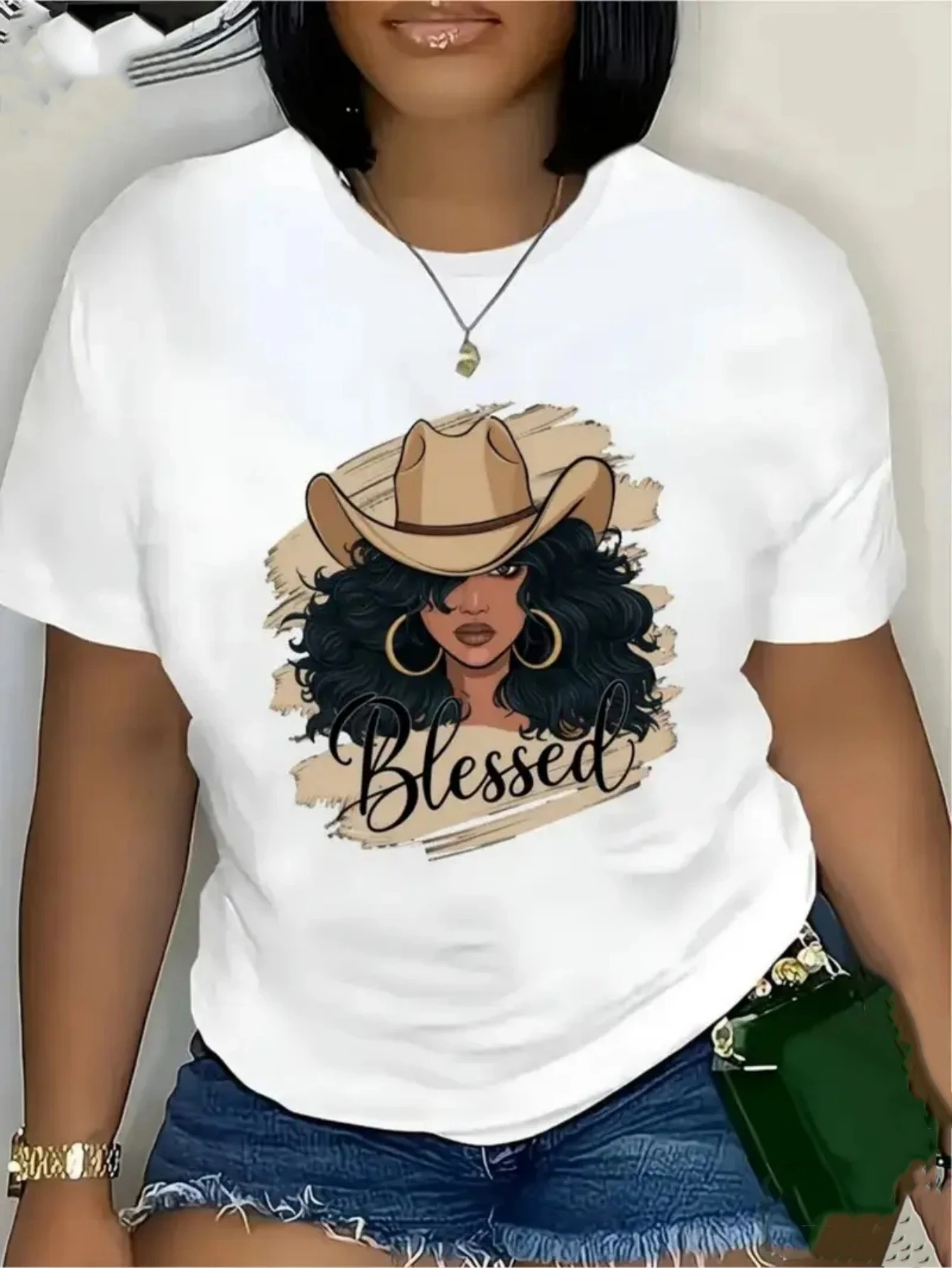 Round Casual Summer Outfits Casual Attire Cowboy Comfortable Wear Relaxed T-Shirt Cartoon Graphic Print Breathable Sleeve
Round Casual Summer Outfits Casual Attire Cowboy Comfortable Wear Relaxed T-Shirt Cartoon Graphic Print Breathable Sleeve