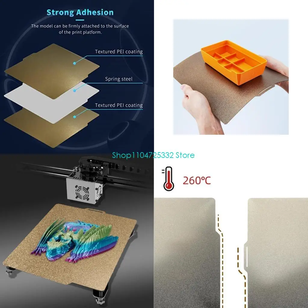 P5EA for Lab Printer Bed Double-Sided Textured PEI Spring Steel Plate