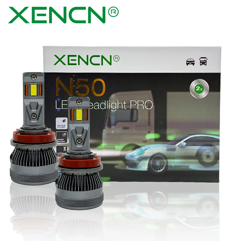 XENCN N50 H11 LED HEADLIGHT PRO LAMP 6500K 55W 5500LM SMALL SIZE EASY INSTALL 8-CORE BEAD 5MU CHIP ENHANCED PERFORMANCE OEM LAMP
XENCN N50 H11 LED HEADLIGHT PRO LAMP 6500K 55W 5500LM SMALL SIZE EASY INSTALL 8-CORE BEAD 5MU CHIP ENHANCED PERFORMANCE OEM LAMP