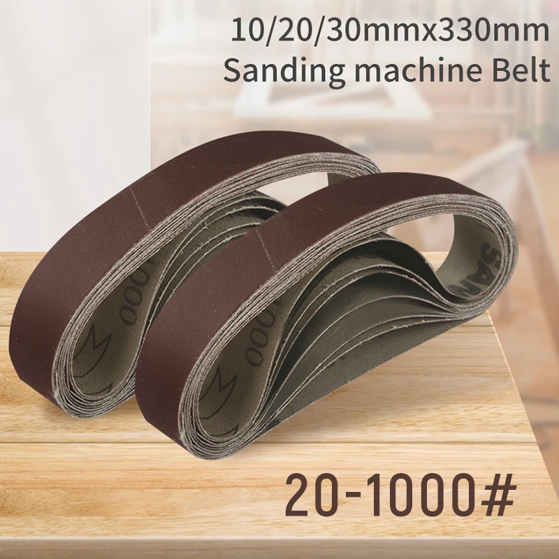 Sanding Belts Set 25mm/15mm X 330mm Abrasive Tool for Leather Metal Wood - Grinding Polishing Machine Accessory
Sanding Belts Set 25mm/15mm X 330mm Abrasive Tool for Leather Metal Wood - Grinding Polishing Machine Accessory