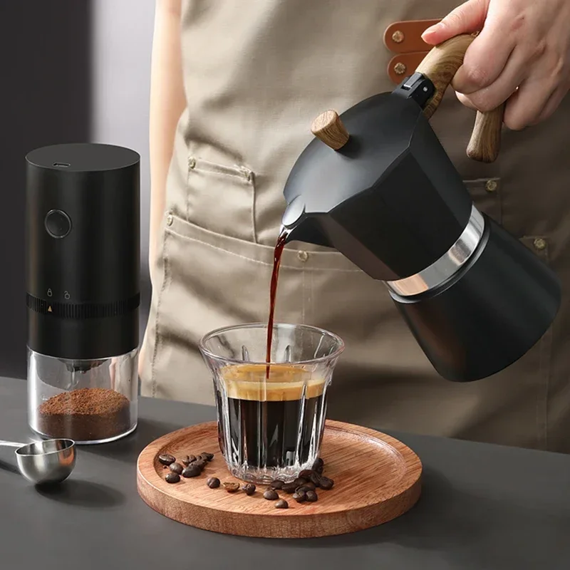 Household coffee maker, hand grinding coffee machine set, hand washing, concentrated extraction pot, coffee appliance
Household coffee maker, hand grinding coffee machine set, hand washing, concentrated extraction pot, coffee appliance