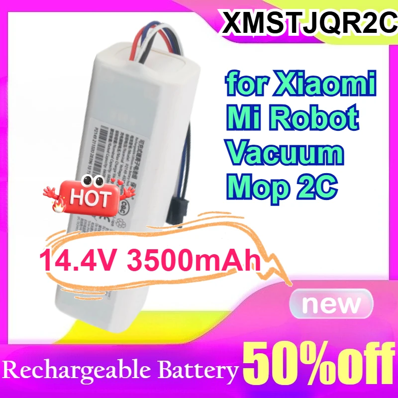 14.4V 3500mAh for Xiaomi Mi Robot Vacuum Mop 2C (XMSTJQR2C) Sweeper Vacuum cleaner battery
14.4V 3500mAh for Xiaomi Mi Robot Vacuum Mop 2C (XMSTJQR2C) Sweeper Vacuum cleaner battery