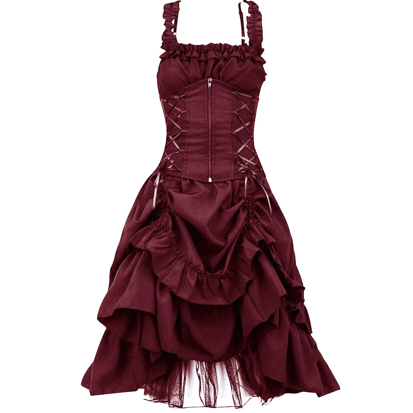 Womens Gothic Vintage Dress Retro Court Sleeveless Dress Woman Body Dress for Women plus Size Casual
Womens Gothic Vintage Dress Retro Court Sleeveless Dress Woman Body Dress for Women plus Size Casual