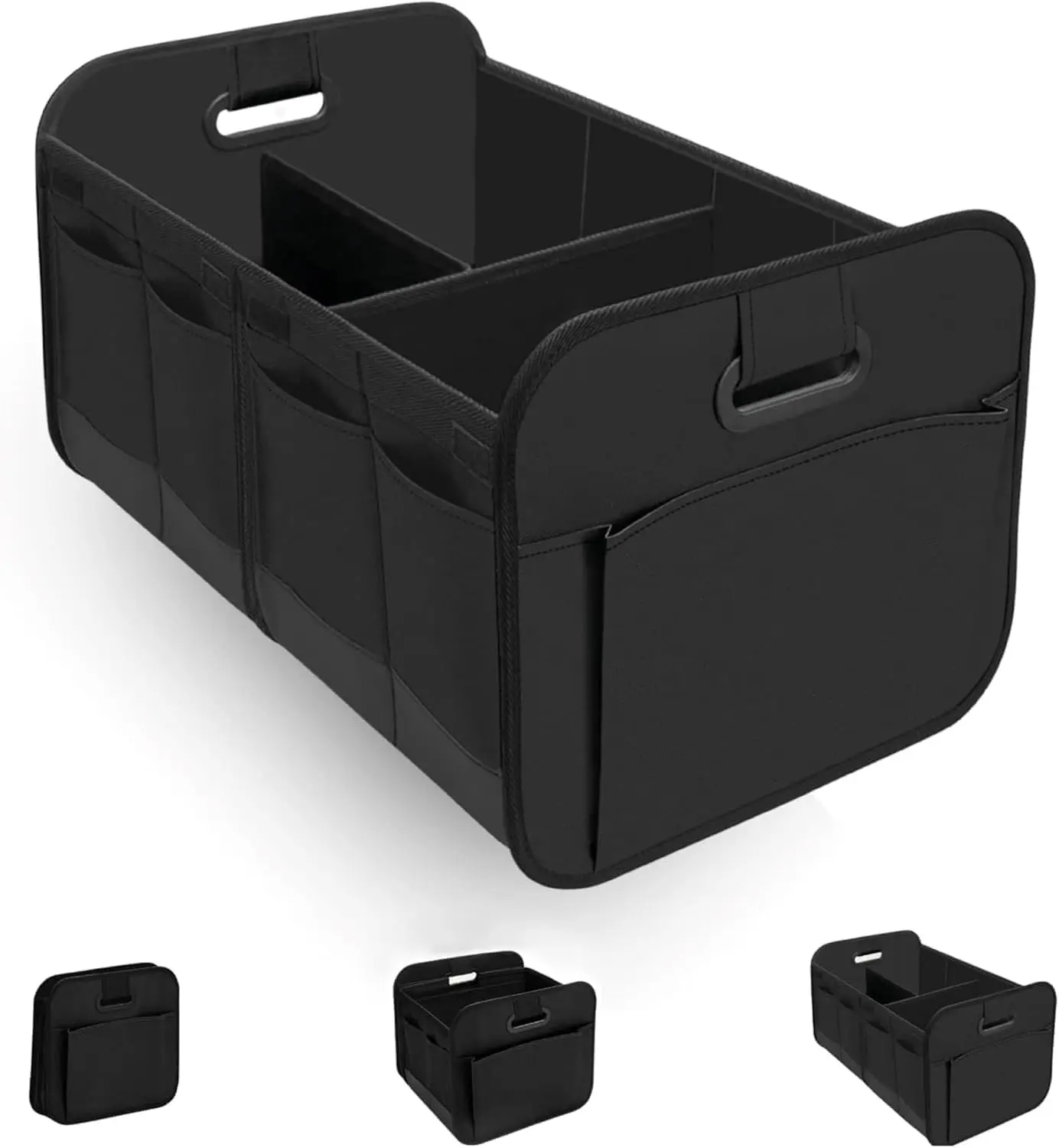 Portable Foldable Car and Truck Trunk Organizer 600D Oxford Fabric SUV Organizer with Side Net Car Trunk Storage Box
Portable Foldable Car and Truck Trunk Organizer 600D Oxford Fabric SUV Organizer with Side Net Car Trunk Storage Box