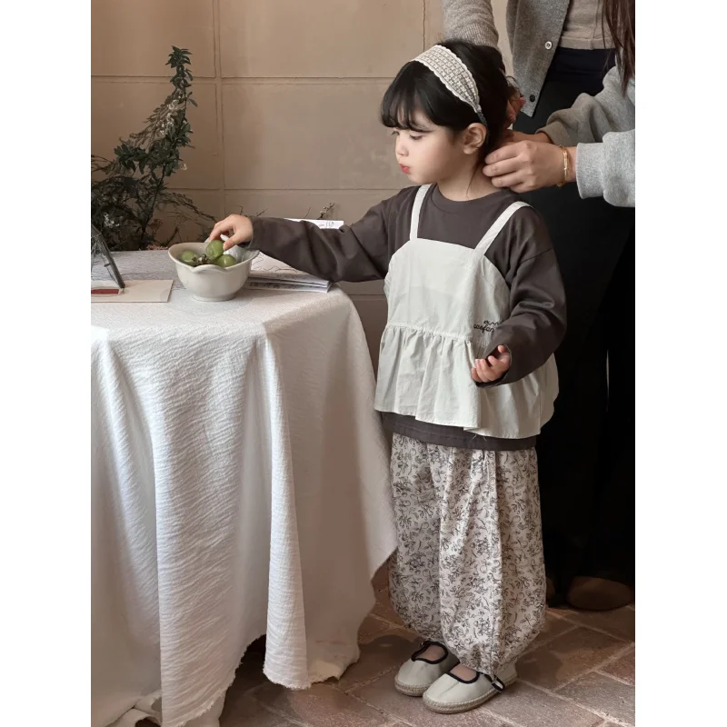 Muzi Ka Girl's Stylish Versatile Outfit Spring Collection2025New Spring Children's Girl Baby Forest Style Strap Dress
Muzi Ka Girl's Stylish Versatile Outfit Spring Collection2025New Spring Children's Girl Baby Forest Style Strap Dress