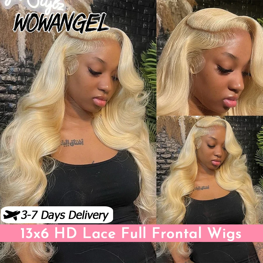 WOWANGEL 613 Blonde Body Wave Wig 13x6 HD Lace Frontal Human Hair Wig Pre Plucked Deep Part Glueless Wear And Go Wig Virgin Hair
WOWANGEL 613 Blonde Body Wave Wig 13x6 HD Lace Frontal Human Hair Wig Pre Plucked Deep Part Glueless Wear And Go Wig Virgin Hair