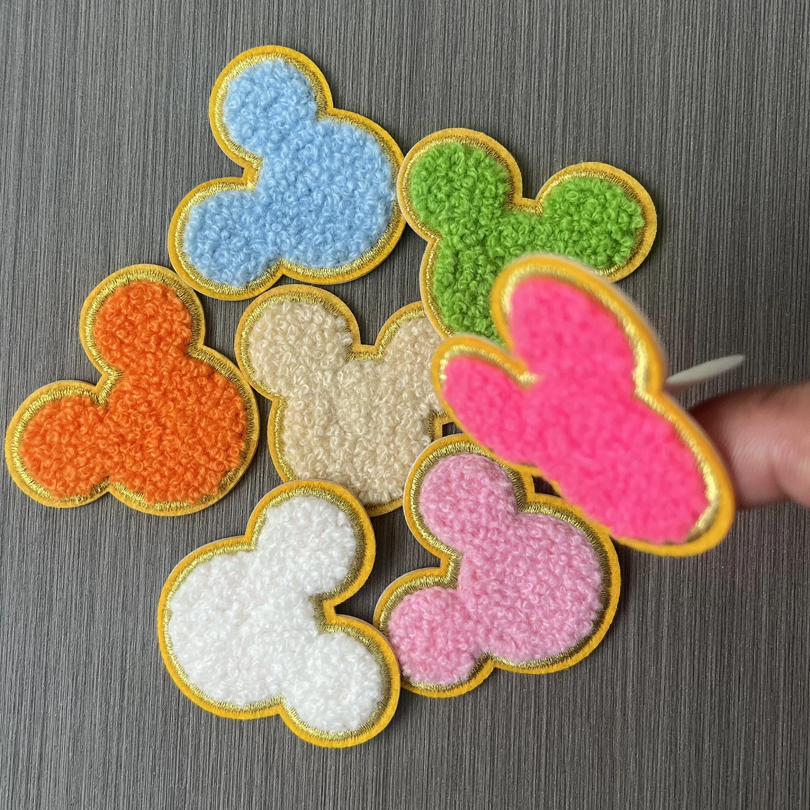 Disney Mickey Mouse Chenille Self-adhesive Clothes Stickers for Decor Hat Coat backpack Iron on Embroidered Patches Applique
Disney Mickey Mouse Chenille Self-adhesive Clothes Stickers for Decor Hat Coat backpack Iron on Embroidered Patches Applique