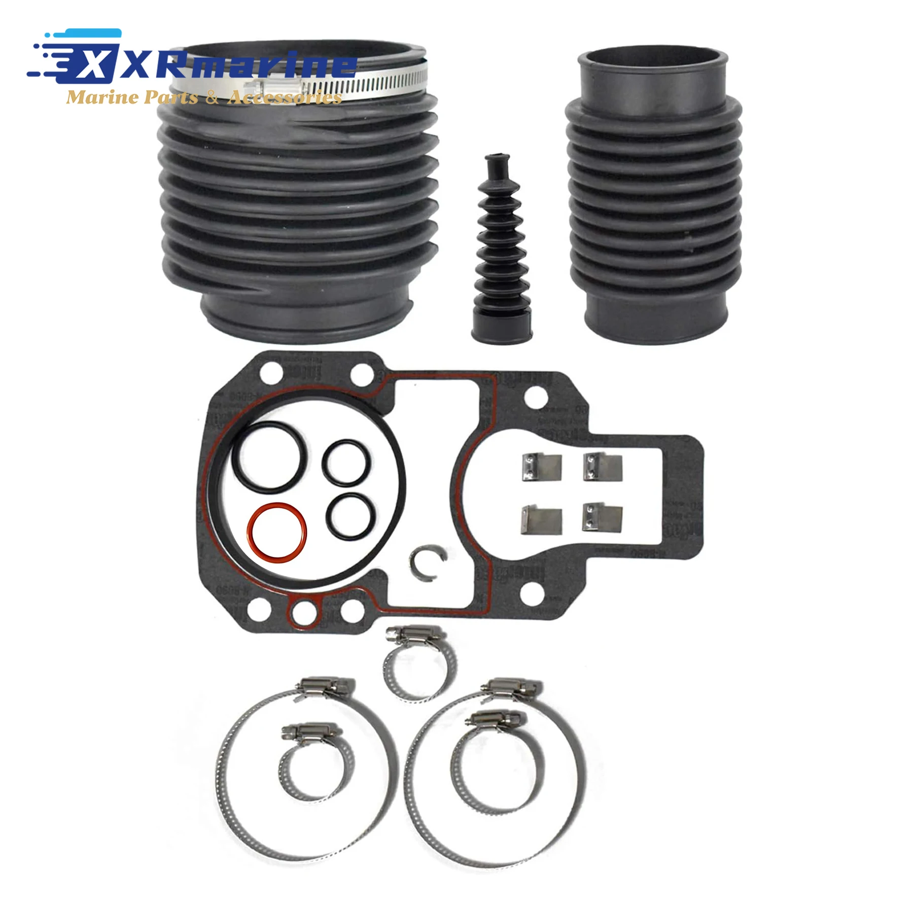 Exhaust Hose Bellows Kit Fits for Mercruiser R MR Alpha One Gen 2 74639A2 18654A1 816431A1 94996Q2 Replaces 31659 32734A3
Exhaust Hose Bellows Kit Fits for Mercruiser R MR Alpha One Gen 2 74639A2 18654A1 816431A1 94996Q2 Replaces 31659 32734A3