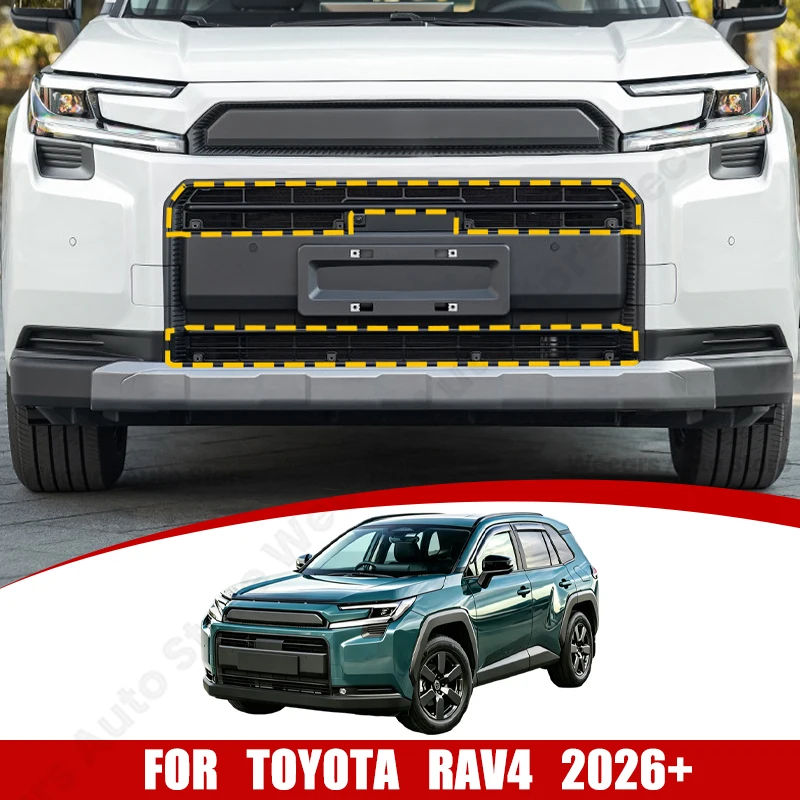 Для Toyota NEW RAV4 2026+ Защитная сетка от насекомых для передней решетки радиатора, противопылевая накладка, крепление на клипсах, автомобильные аксессуары
Для Toyota NEW RAV4 2026+ Защитная сетка от насекомых для передней решетки радиатора, противопылевая накладка, крепление на клипсах, автомобильные аксессуары