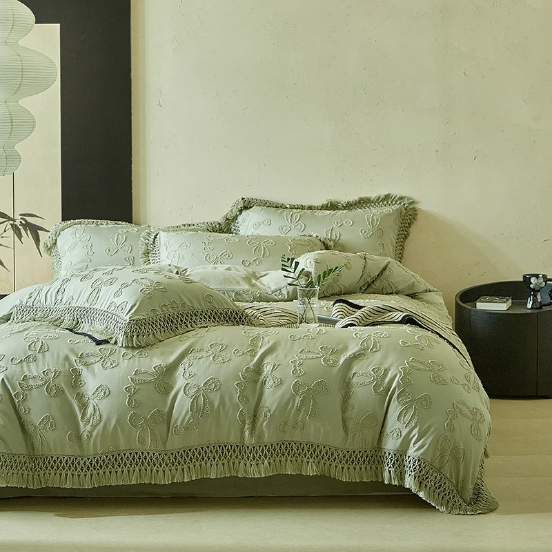 Комплект постельного белья с пододеяльником: двуспальный, королевский, полноразмерный, 135x200, 240x220, 200x200, в скандинавском стиле, с бахромой и бантом
Комплект постельного белья с пододеяльником: двуспальный, королевский, полноразмерный, 135x200, 240x220, 200x200, в скандинавском стиле, с бахромой и бантом