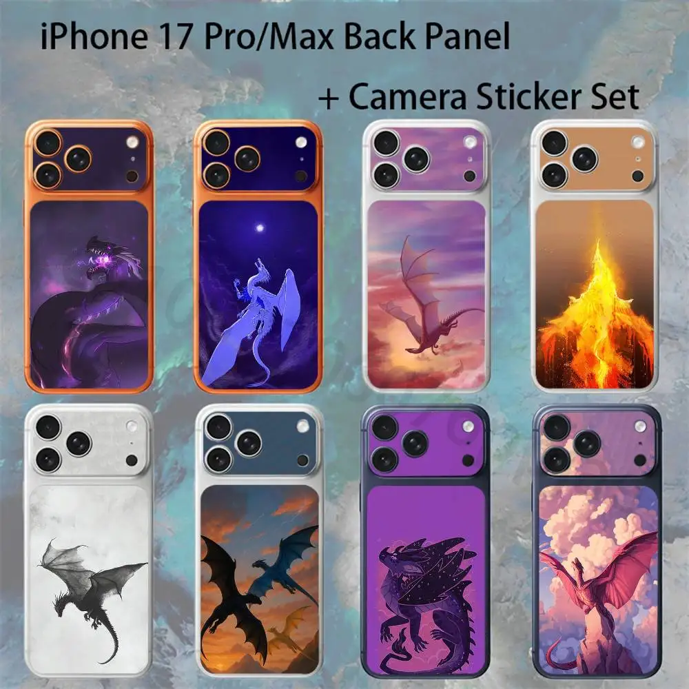 Wings of Fire Dragon For iPhone 17 Pro /Pro Max Battry Back Cover with Camera Decal Skin Rear Protective Sticker Film
Wings of Fire Dragon For iPhone 17 Pro /Pro Max Battry Back Cover with Camera Decal Skin Rear Protective Sticker Film