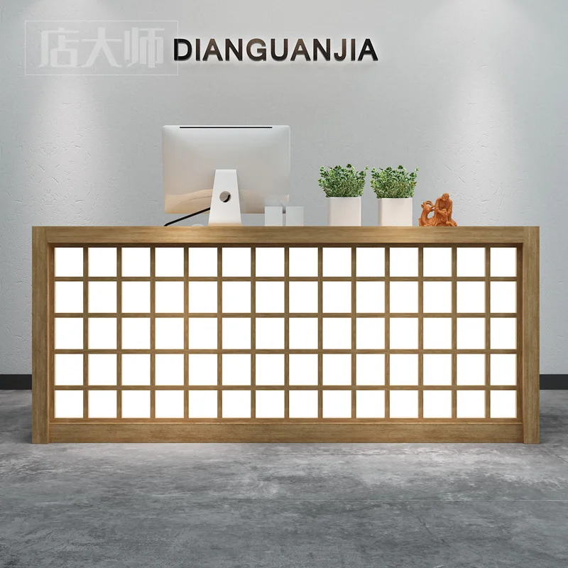 Chinese-style Retro Reception Desk Light Luxury Beauty Salon Reception Desks Bar Counter Office Furniture Meja Penerimaan YS40CC
Chinese-style Retro Reception Desk Light Luxury Beauty Salon Reception Desks Bar Counter Office Furniture Meja Penerimaan YS40CC
