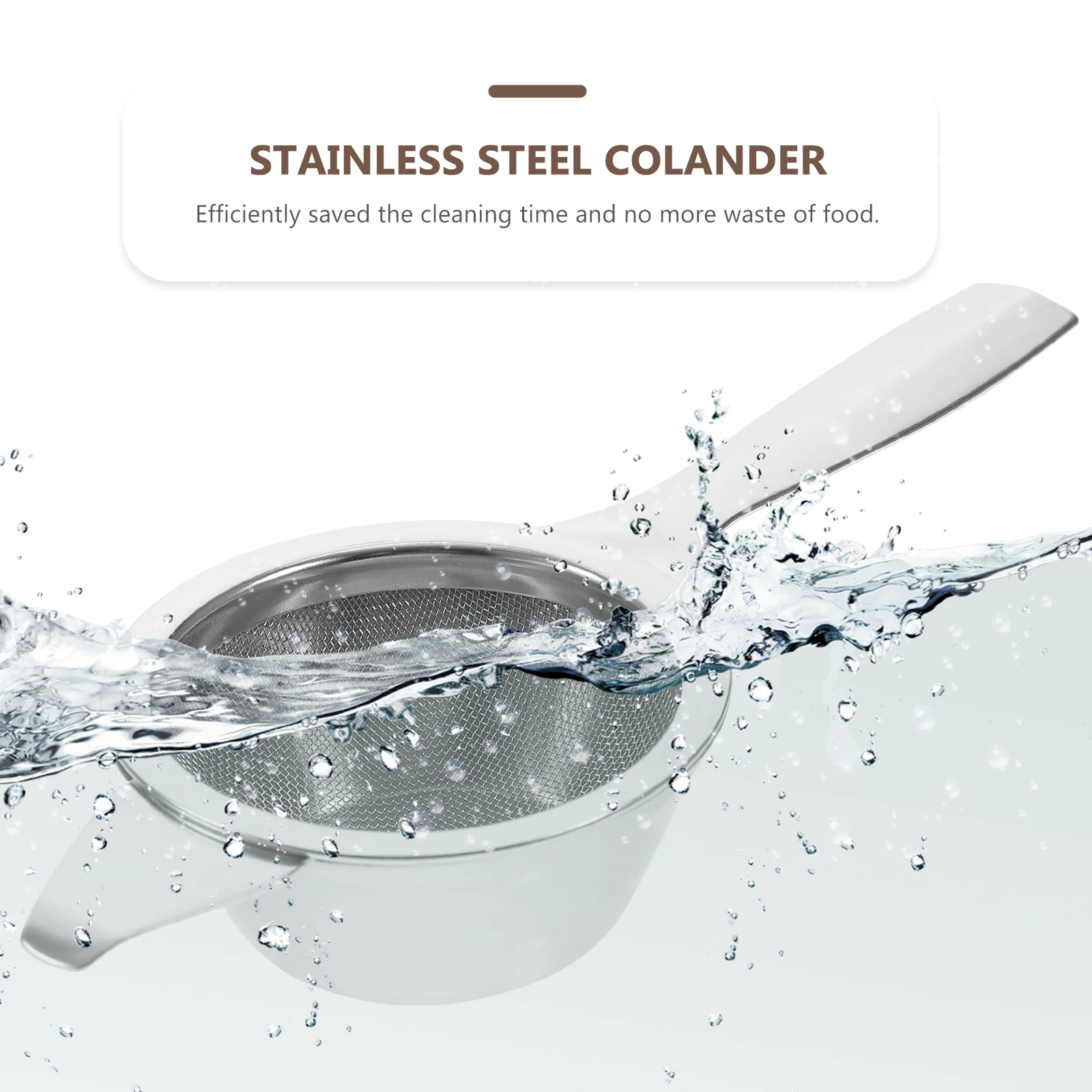 Stainless Steel Colander Fine Mesh Strainer Reusable Tea Coffee Sieves Juice Filter Kitchen Tool Food Strainers
Stainless Steel Colander Fine Mesh Strainer Reusable Tea Coffee Sieves Juice Filter Kitchen Tool Food Strainers