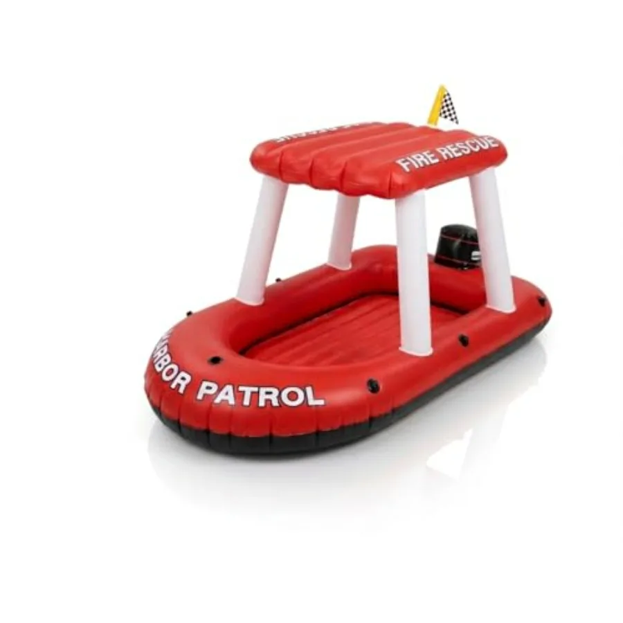 Fire Rescue Boat Toy: Inflatable Pool Float for,PVC Material, Red/White, Durable Easy-Inflate Design for Lake, Pool Harbor Play
Fire Rescue Boat Toy: Inflatable Pool Float for,PVC Material, Red/White, Durable Easy-Inflate Design for Lake, Pool Harbor Play