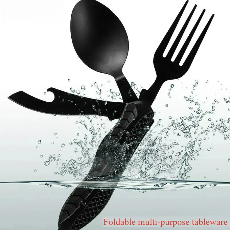 Outdoor Multi-functional Combination Tableware Camping Tool Set Quick-release Folding Fork Novelty Camping Supplies
Outdoor Multi-functional Combination Tableware Camping Tool Set Quick-release Folding Fork Novelty Camping Supplies