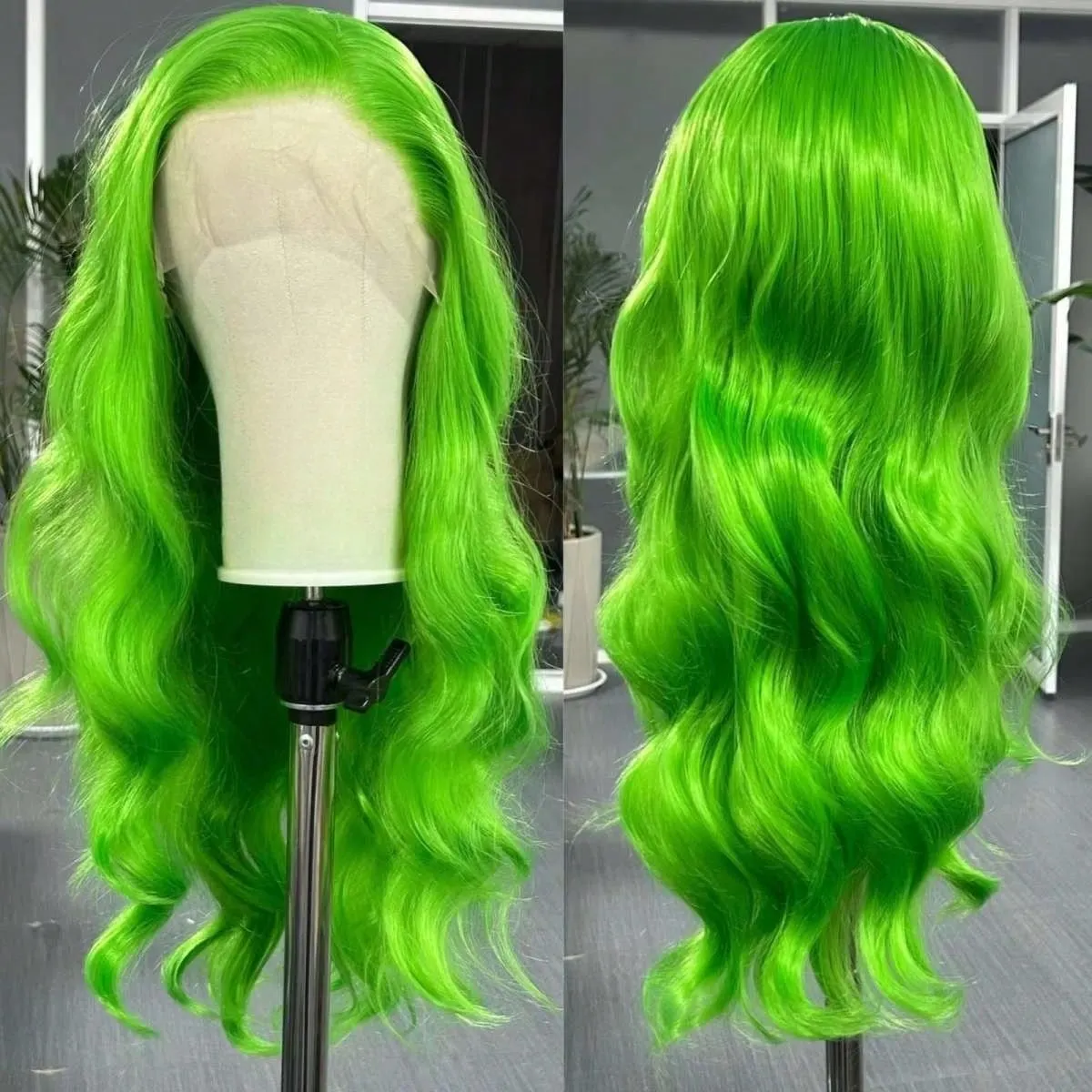 Парик с фронтом из кружева 13x4 HD, флуоресцентный зеленый, с эффектом Body Wave, плотность 180%, парик Water Wave из натуральных бразильских волос, без клея
Парик с фронтом из кружева 13x4 HD, флуоресцентный зеленый, с эффектом Body Wave, плотность 180%, парик Water Wave из натуральных бразильских волос, без клея