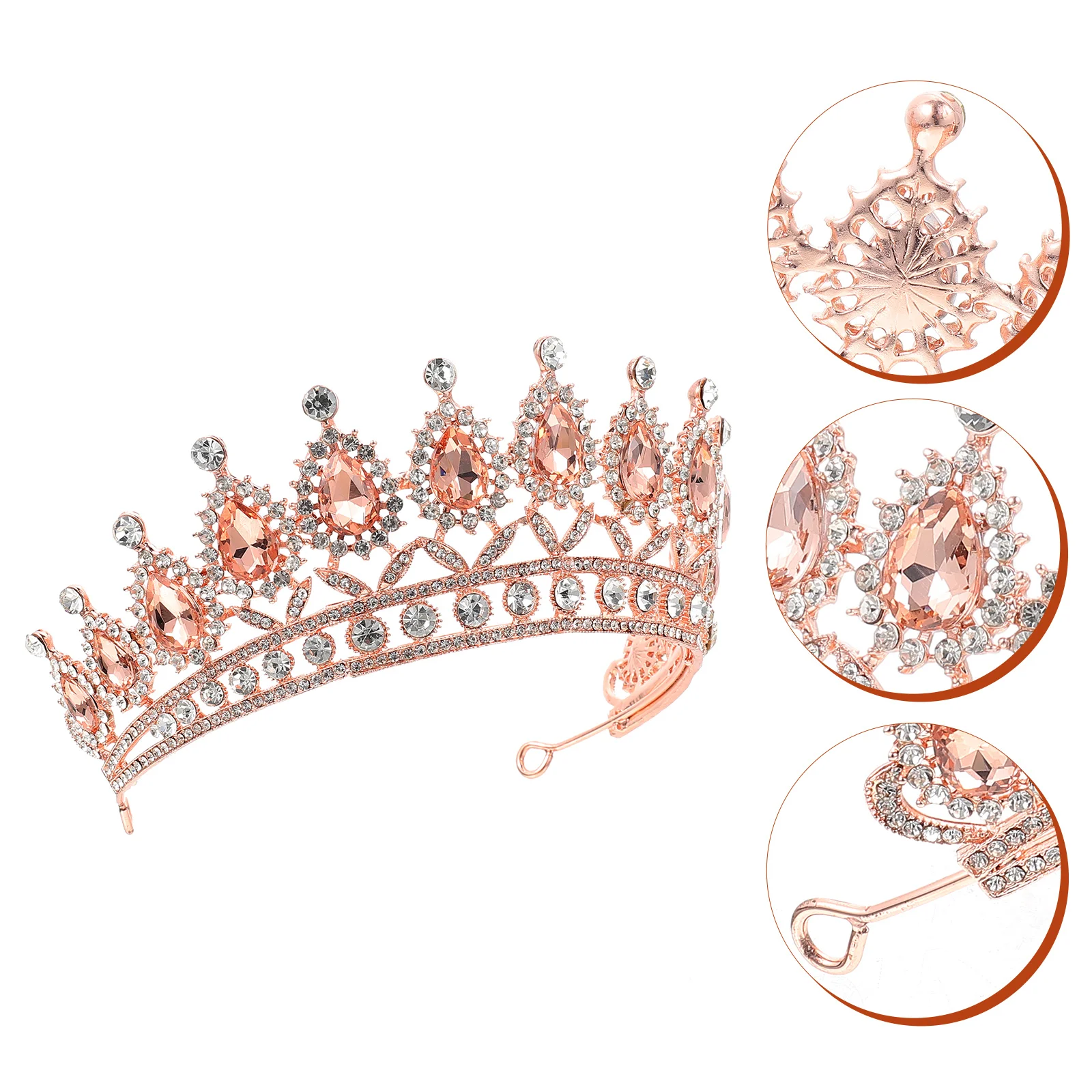 Princess Tiara Rhinestone Crown Elegant Headpiece Wedding Bride Party Accessories Lightweight Durable Fashionable Decorative
Princess Tiara Rhinestone Crown Elegant Headpiece Wedding Bride Party Accessories Lightweight Durable Fashionable Decorative