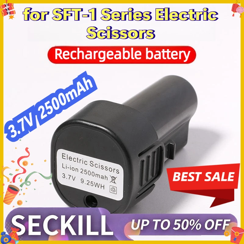 3.7V 2500mAh Lithium-ion Rechargeable Battery for SFT-1 Series Electric Scissors Battery + Power Adapter
3.7V 2500mAh Lithium-ion Rechargeable Battery for SFT-1 Series Electric Scissors Battery + Power Adapter