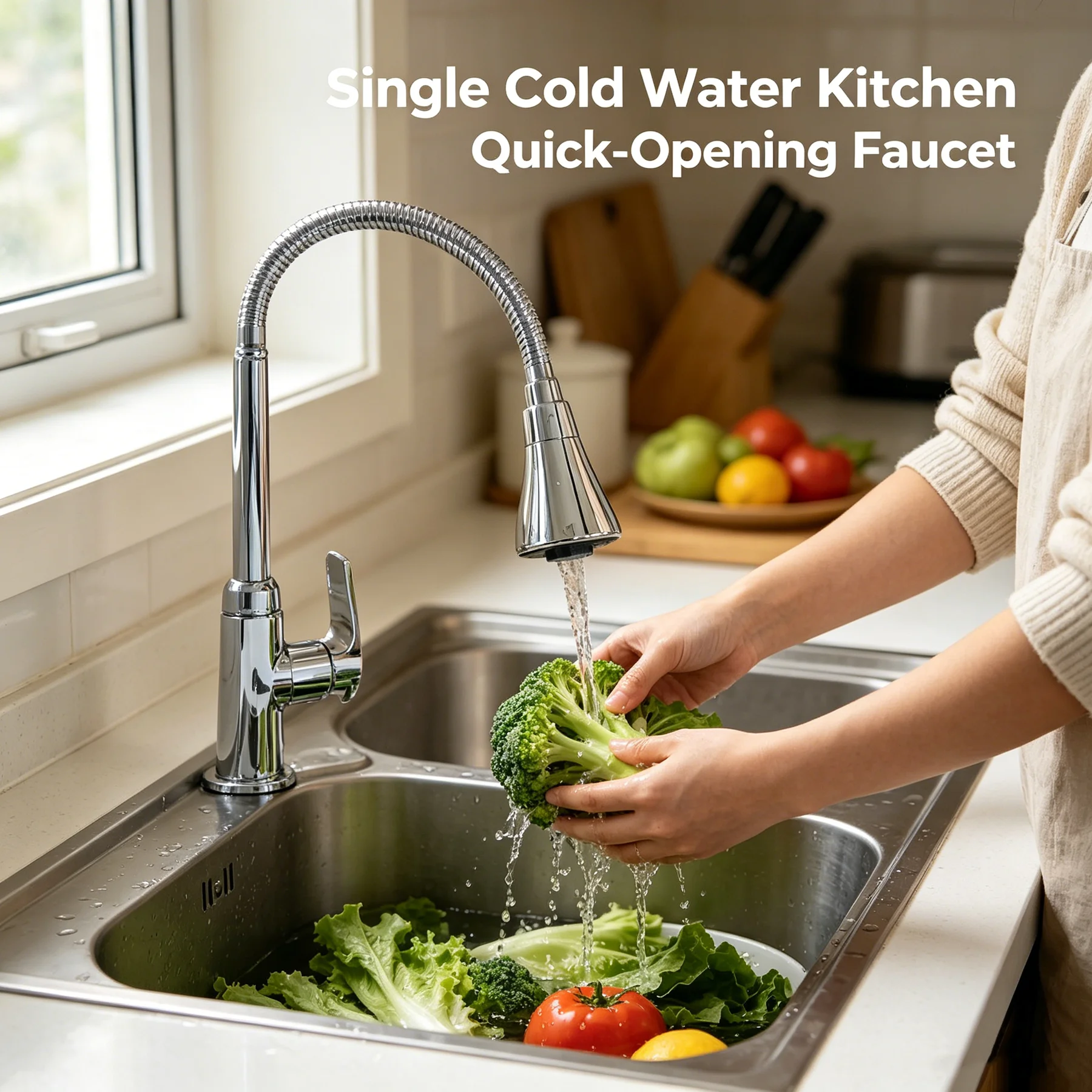 Multi-Function Single Handle Quick Water Faucet with Conical Froth Maker And Two Water Modes for Kitchen And Bathroom
Multi-Function Single Handle Quick Water Faucet with Conical Froth Maker And Two Water Modes for Kitchen And Bathroom