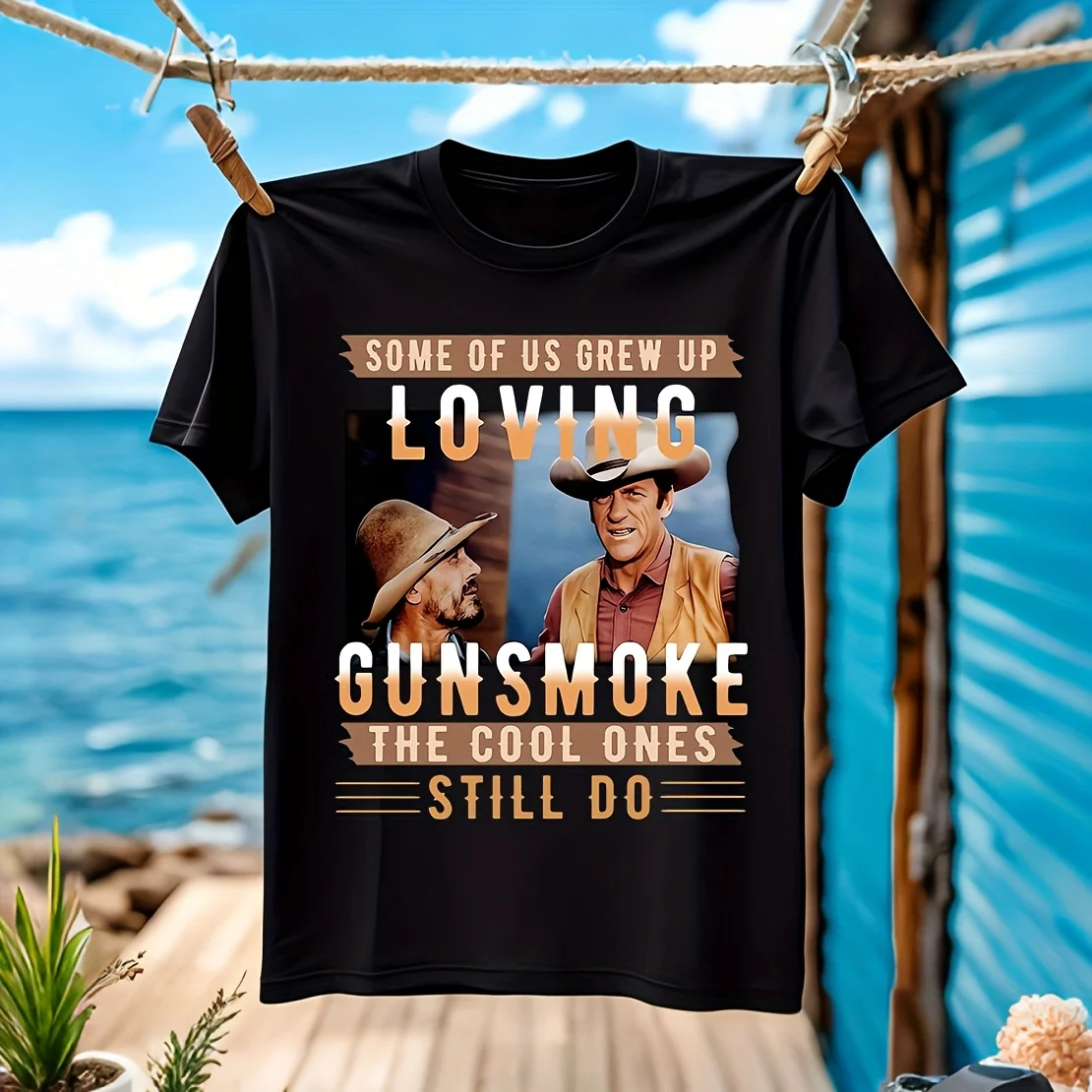 Gunsmoke Vintage Cool Ones Still Do 1, мужская футболка из 100% хлопка, повседневная, дышащая, удобная, для занятий спортом, широкий размер, ассортимент c
Gunsmoke Vintage Cool Ones Still Do 1, мужская футболка из 100% хлопка, повседневная, дышащая, удобная, для занятий спортом, широкий размер, ассортимент c