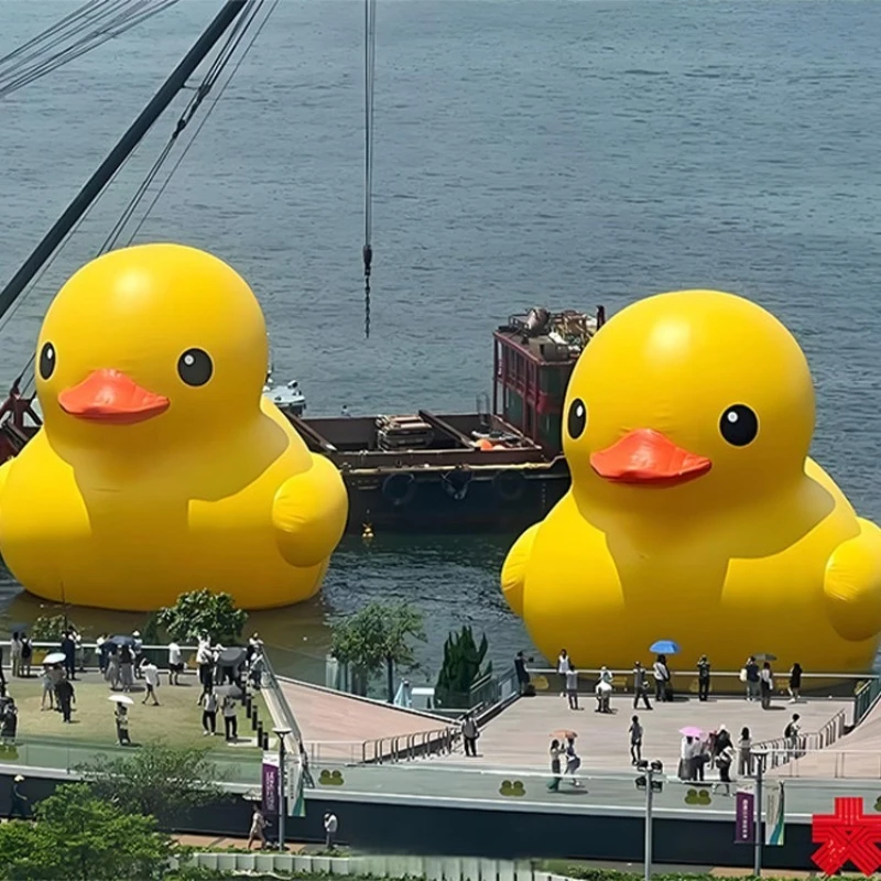 Large PVC inflatable large yellow duck air model cartoon beauty chen ornament air model floating on water closed air card mold
Large PVC inflatable large yellow duck air model cartoon beauty chen ornament air model floating on water closed air card mold