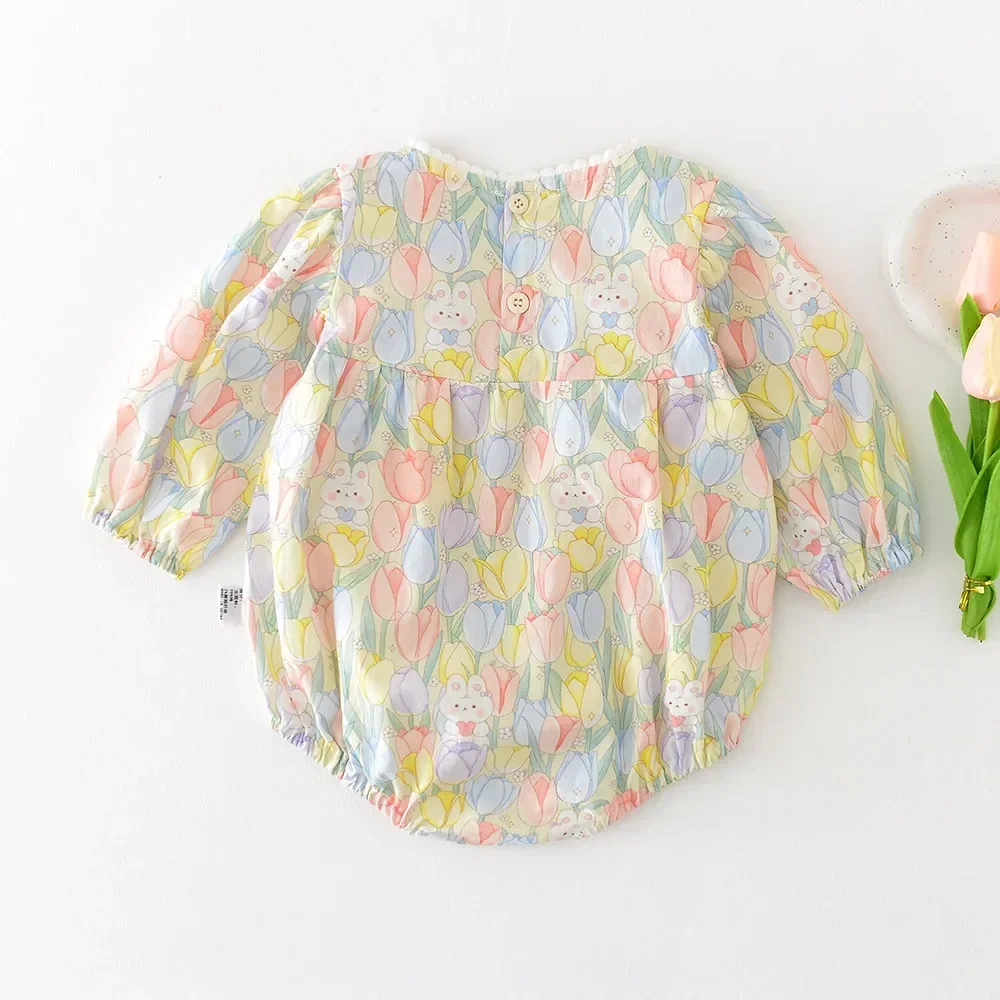 Baby Romper for Girls Clothes 2023 Spring Autumn Newborn Infant All Floral Print Long Sleeve Kids Cute Jumpsuits Bodysuits 0-3Y
Baby Romper for Girls Clothes 2023 Spring Autumn Newborn Infant All Floral Print Long Sleeve Kids Cute Jumpsuits Bodysuits 0-3Y