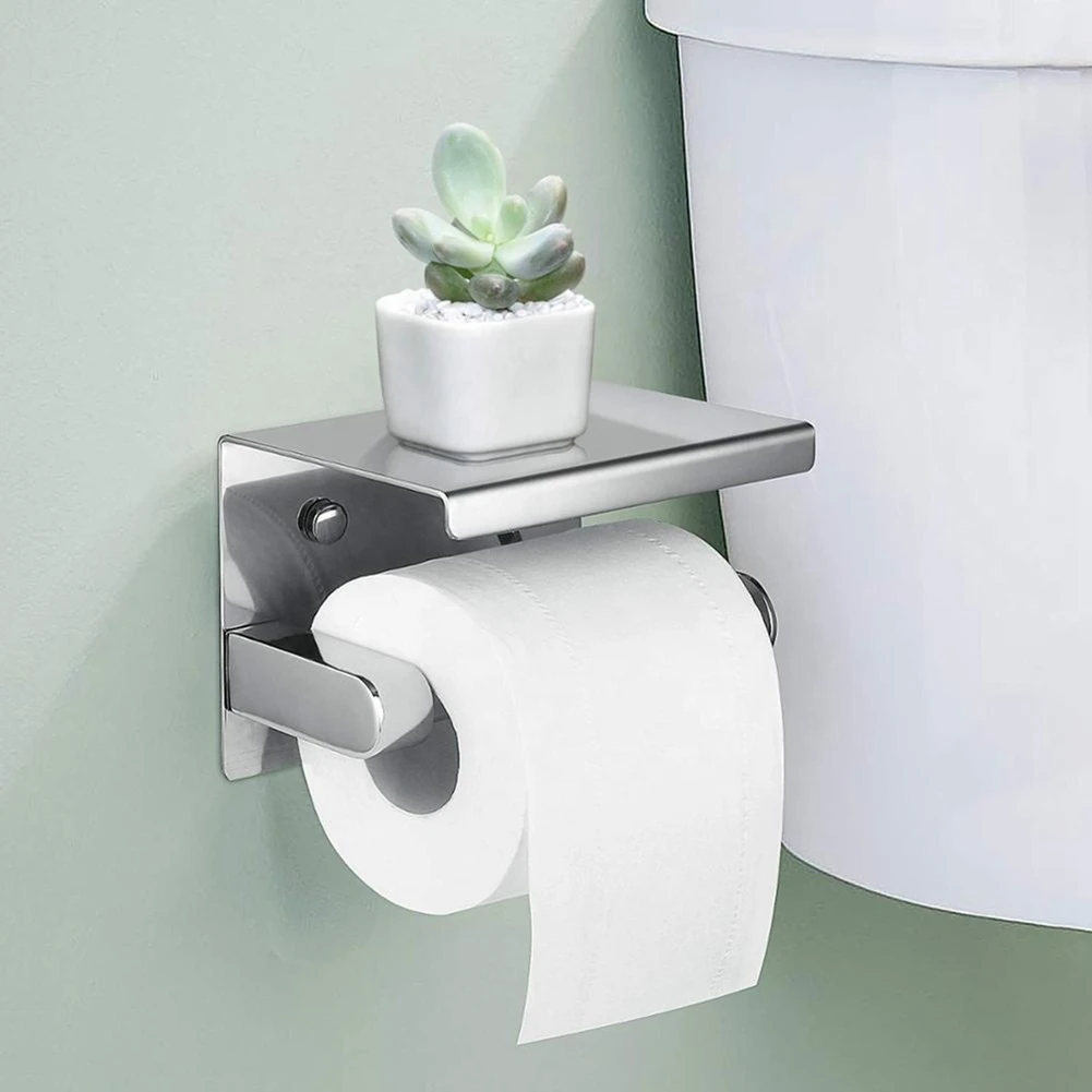 2025 Trendsus 304 Stainless Steel Toilet Paper Holder With Phone Shelf, Bathroom Tissue Holder Toilet Paper Roll Holder
2025 Trendsus 304 Stainless Steel Toilet Paper Holder With Phone Shelf, Bathroom Tissue Holder Toilet Paper Roll Holder