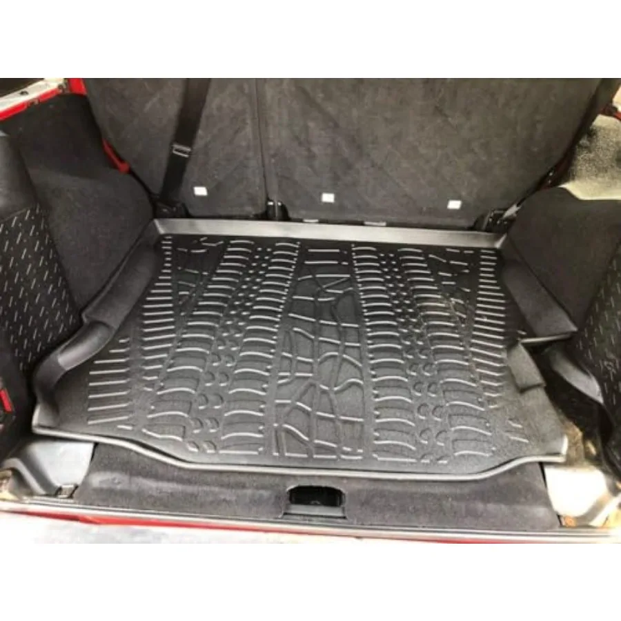 Premium Cargo Liner for Jeep Wrangler Unlimited 2015-2018 - Custom Fit Car Trunk Mat - All-Season Black Cargo Mat - 3D Shaped L
Premium Cargo Liner for Jeep Wrangler Unlimited 2015-2018 - Custom Fit Car Trunk Mat - All-Season Black Cargo Mat - 3D Shaped L
