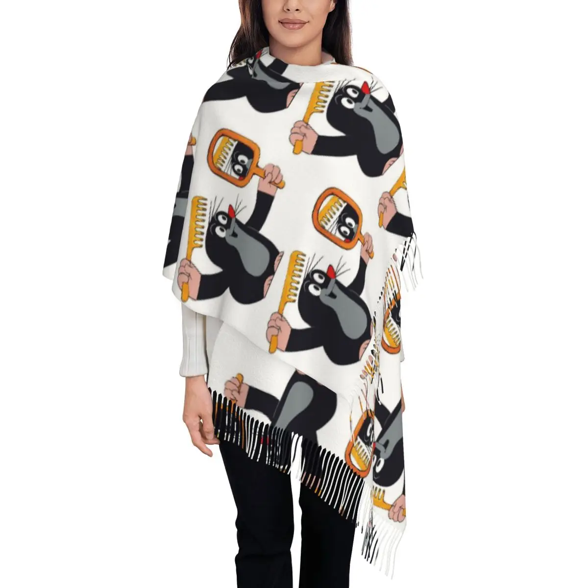 Funny Mole Selfie Cartoon Scarf Tassel Scarves for Women Soft Warm Shawls and Wraps Large Fall Winter Shawl Wrap
Funny Mole Selfie Cartoon Scarf Tassel Scarves for Women Soft Warm Shawls and Wraps Large Fall Winter Shawl Wrap